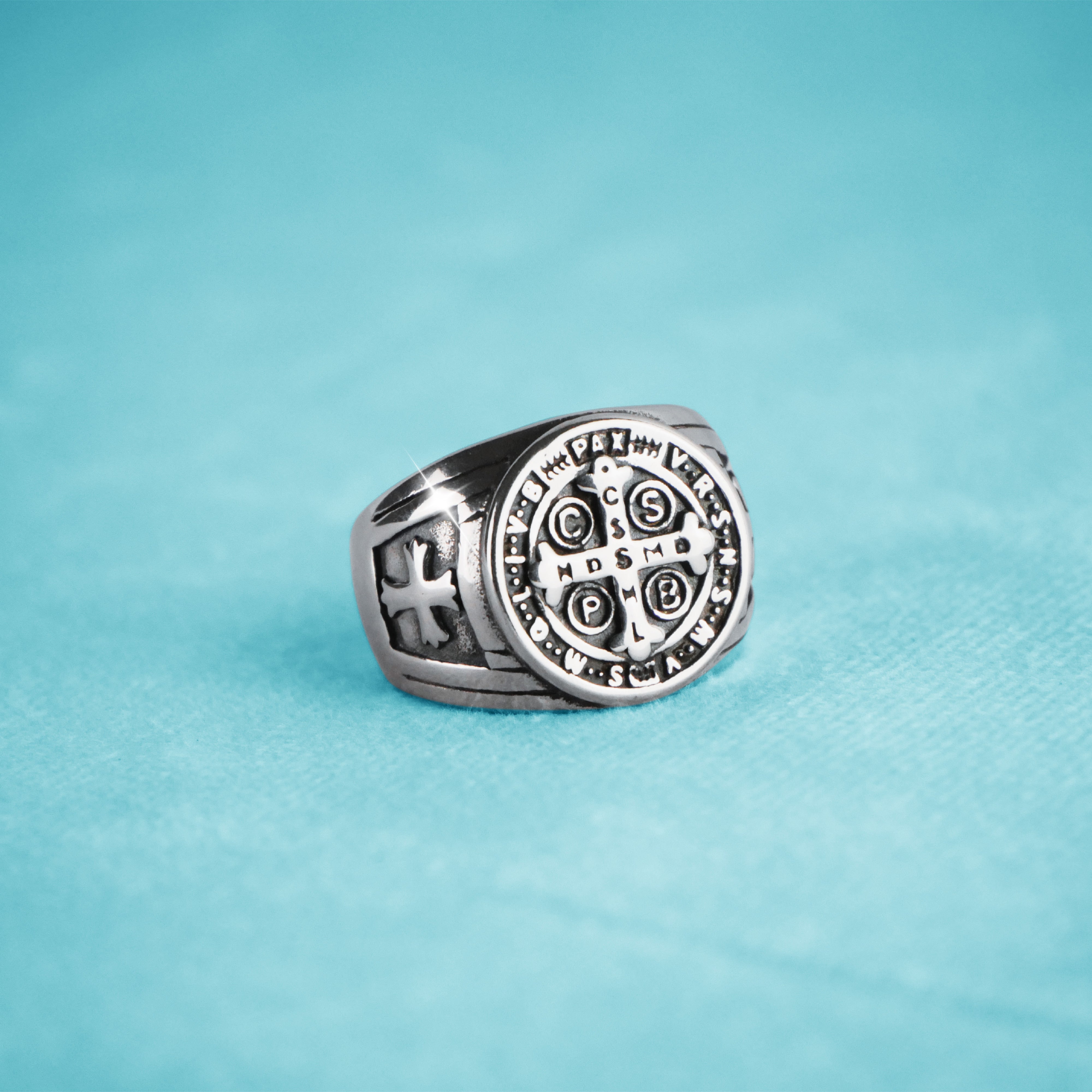 Anillo Sagrado Oro Blanco