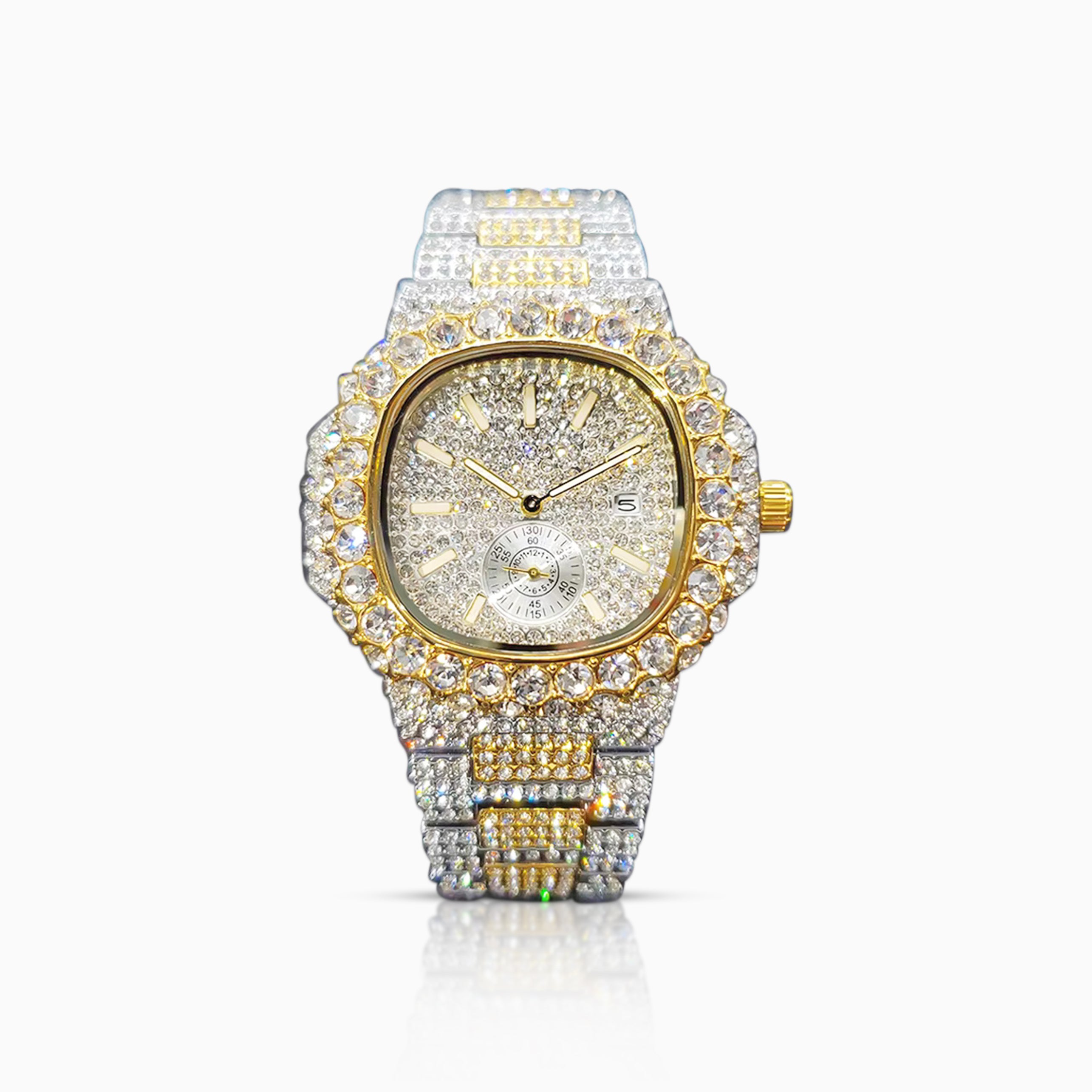 Reloj Two Tone Premium Oro Blanco