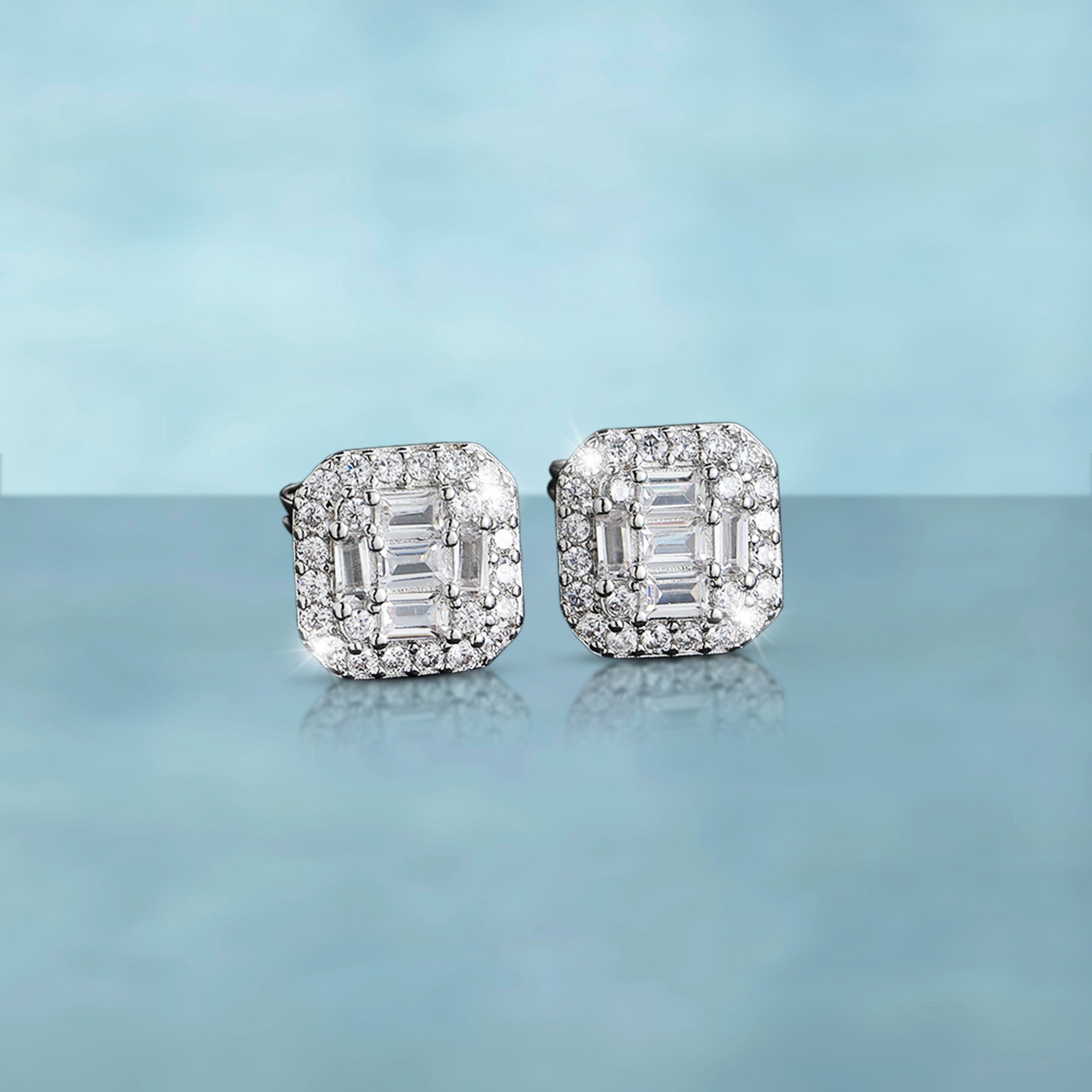 Pendientes Baguettes Deluxe Plata 925