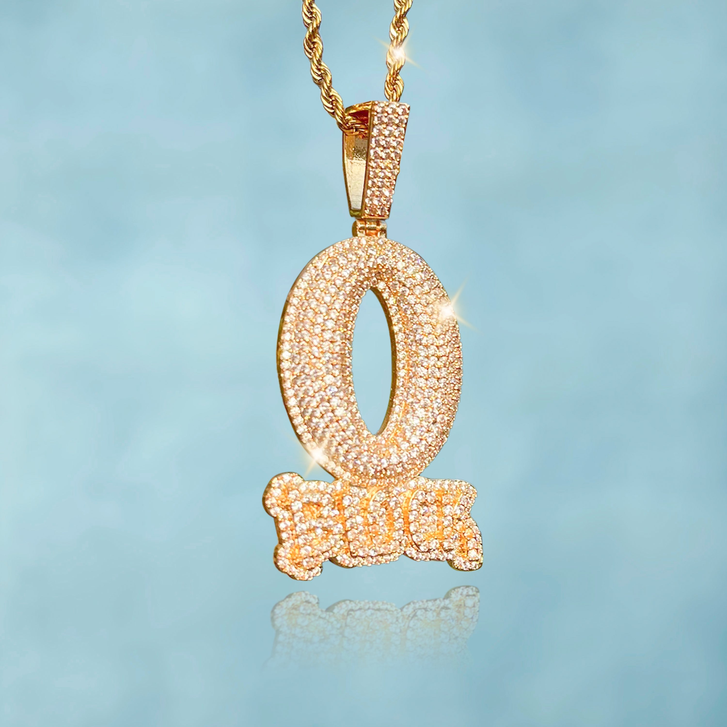 Colgante O Block Oro 18K