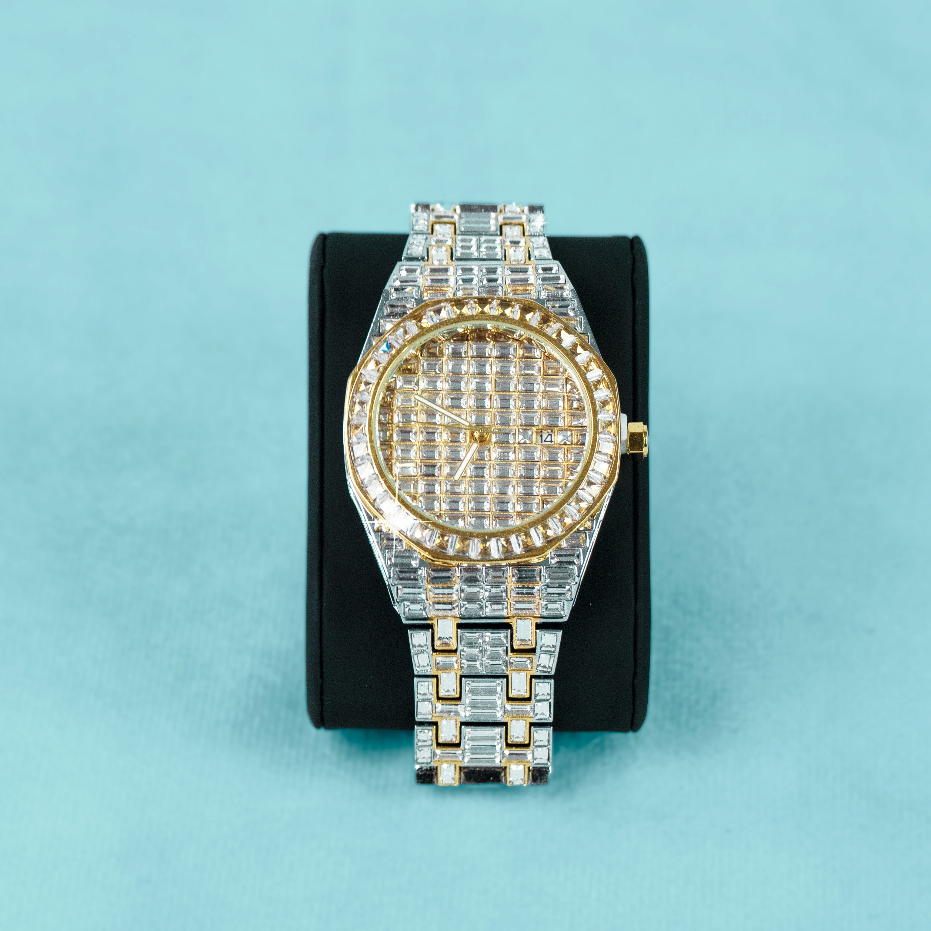 Reloj Baguettes Two Tone Oro