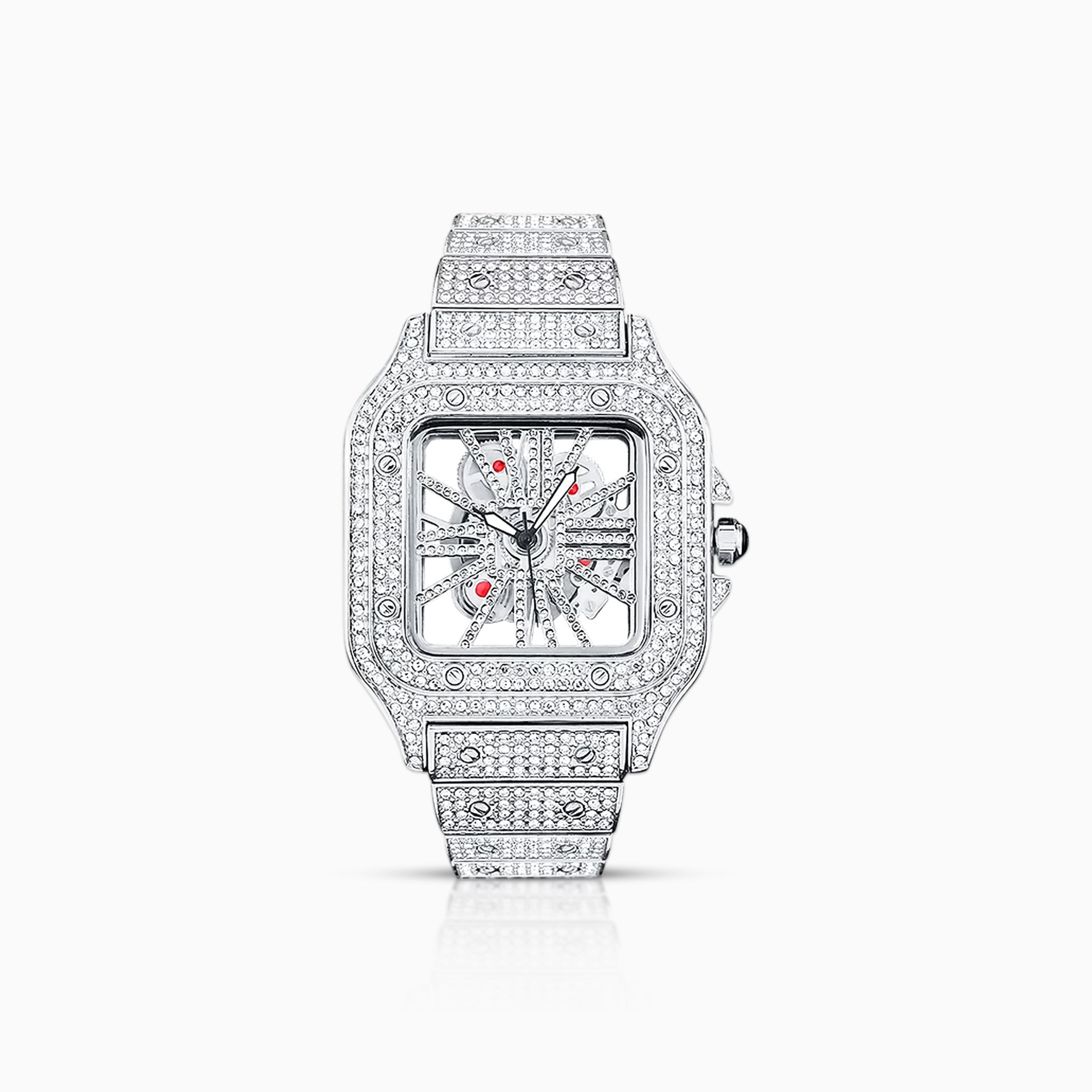 Reloj Skeleton Oro Blanco