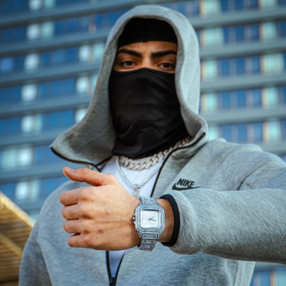 Reloj Santoz Clásico Oro Blanco