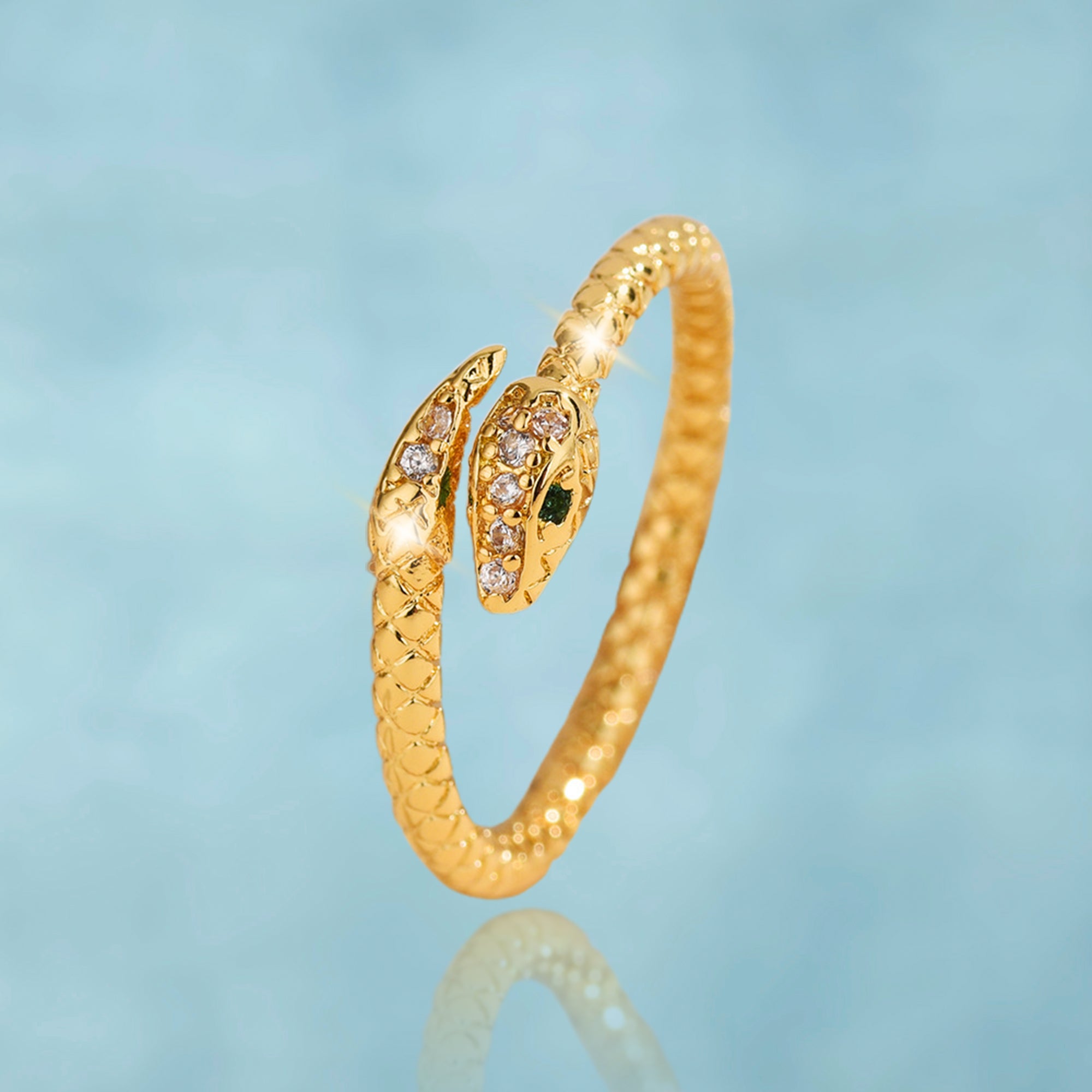 Anillo Serpiente Oro 18K