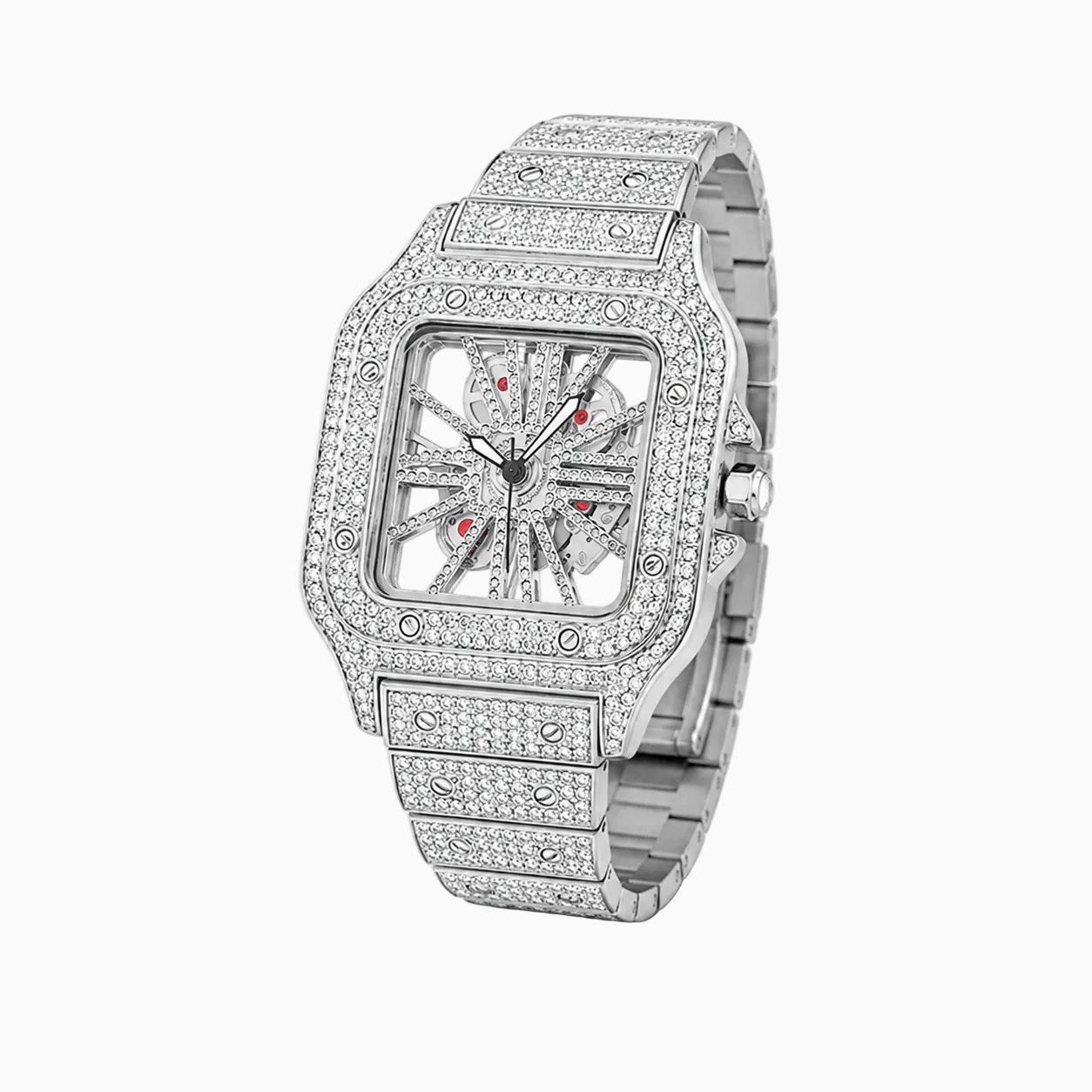Reloj Skeleton Oro Blanco