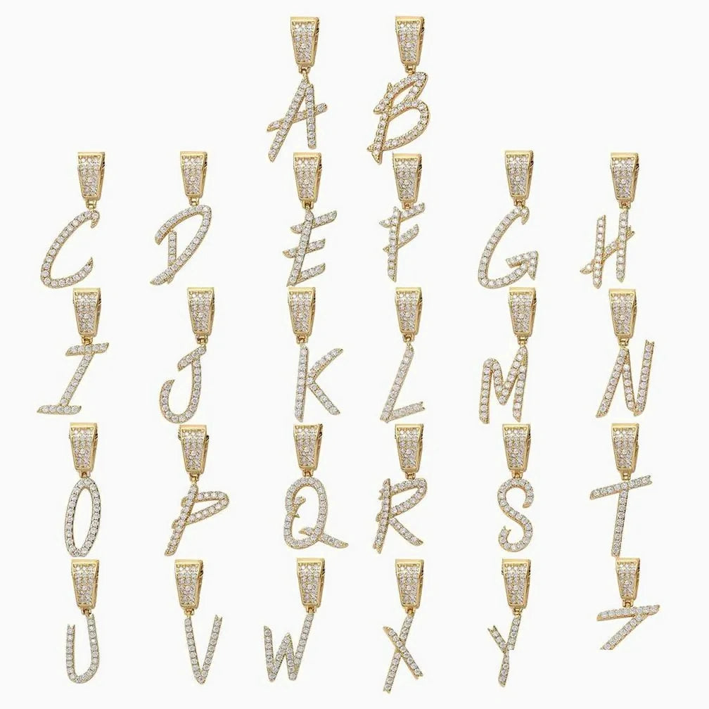 Alphabet for the Hip Hop Custom Pendant