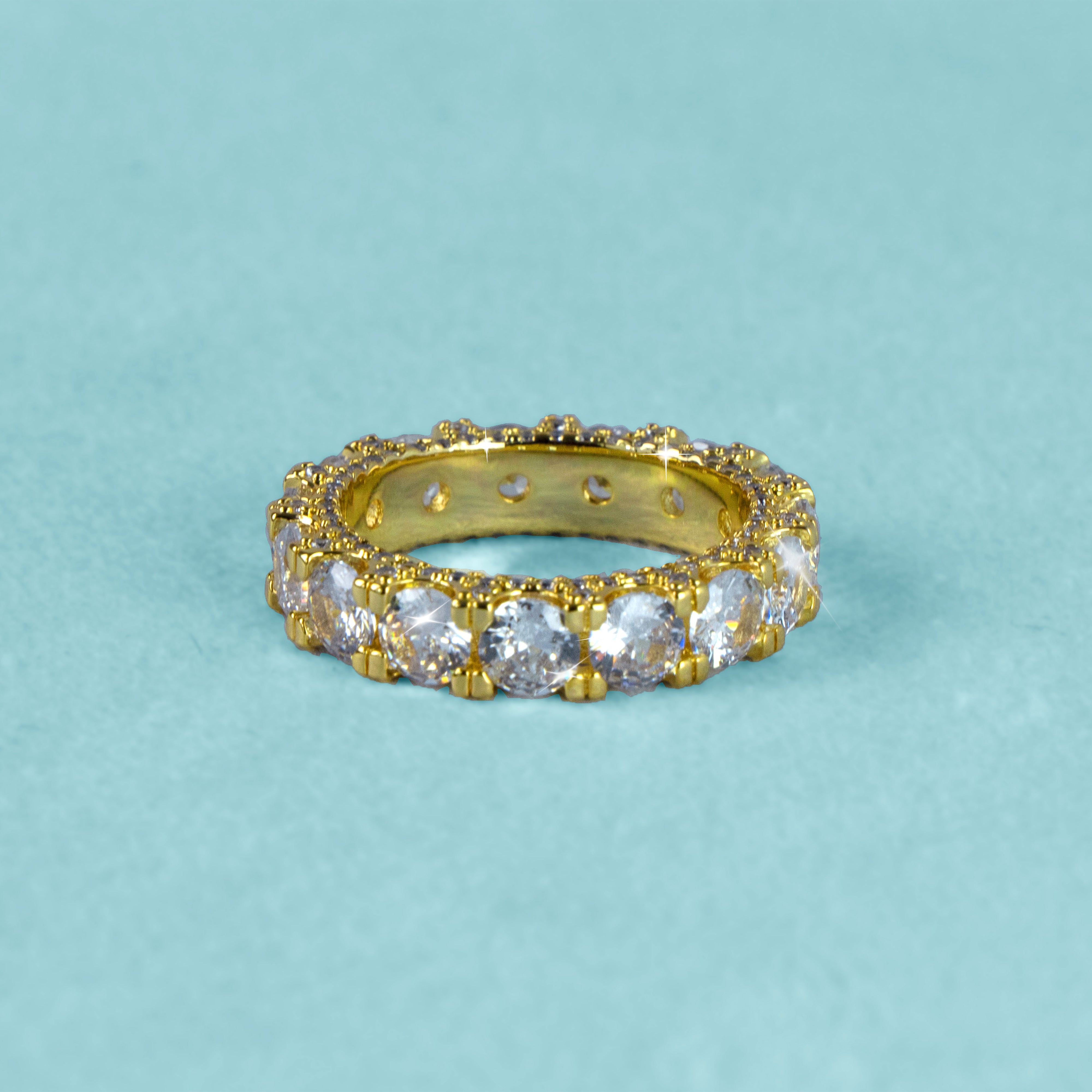 Anillo Tenis Oro 18K