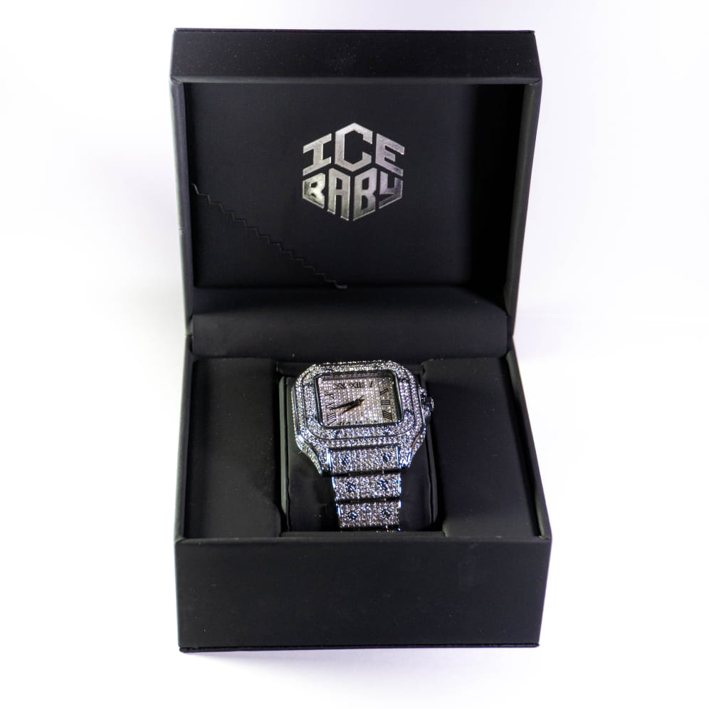 Reloj Santoz Clásico Oro Blanco