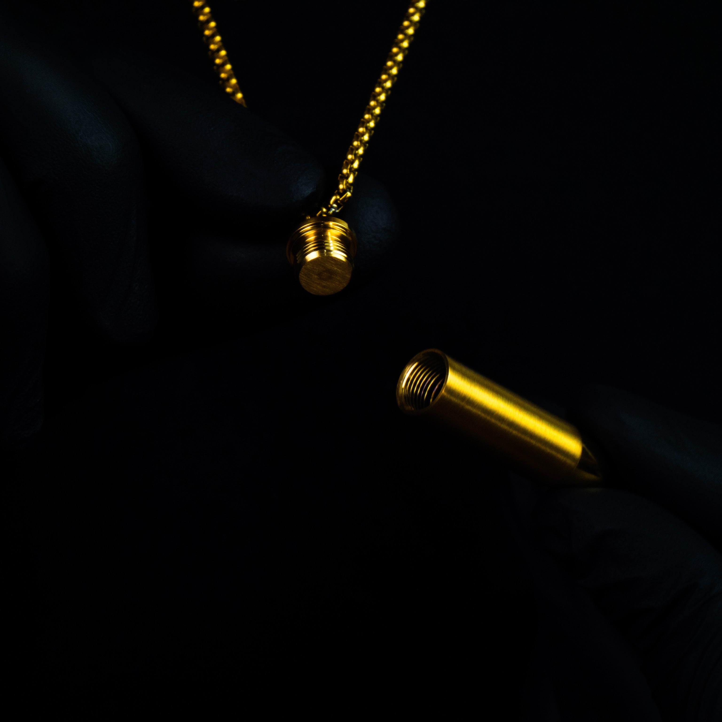 Colgante Bala Oro 18K