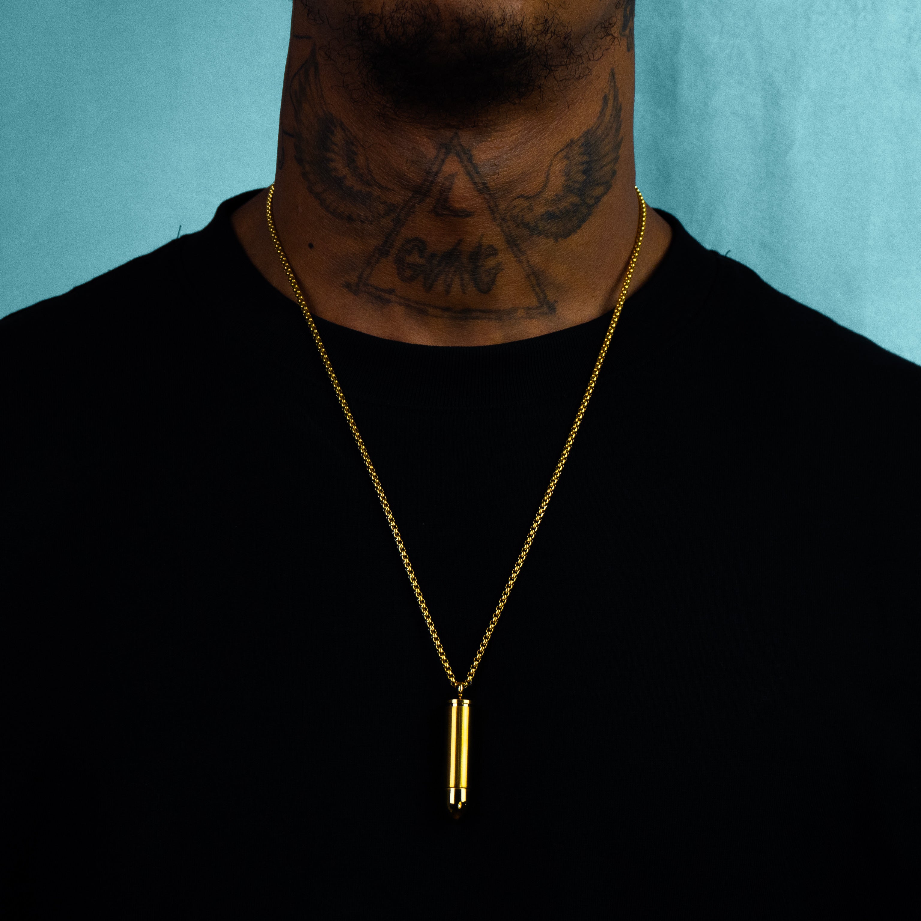 Colgante Bala Oro 18K