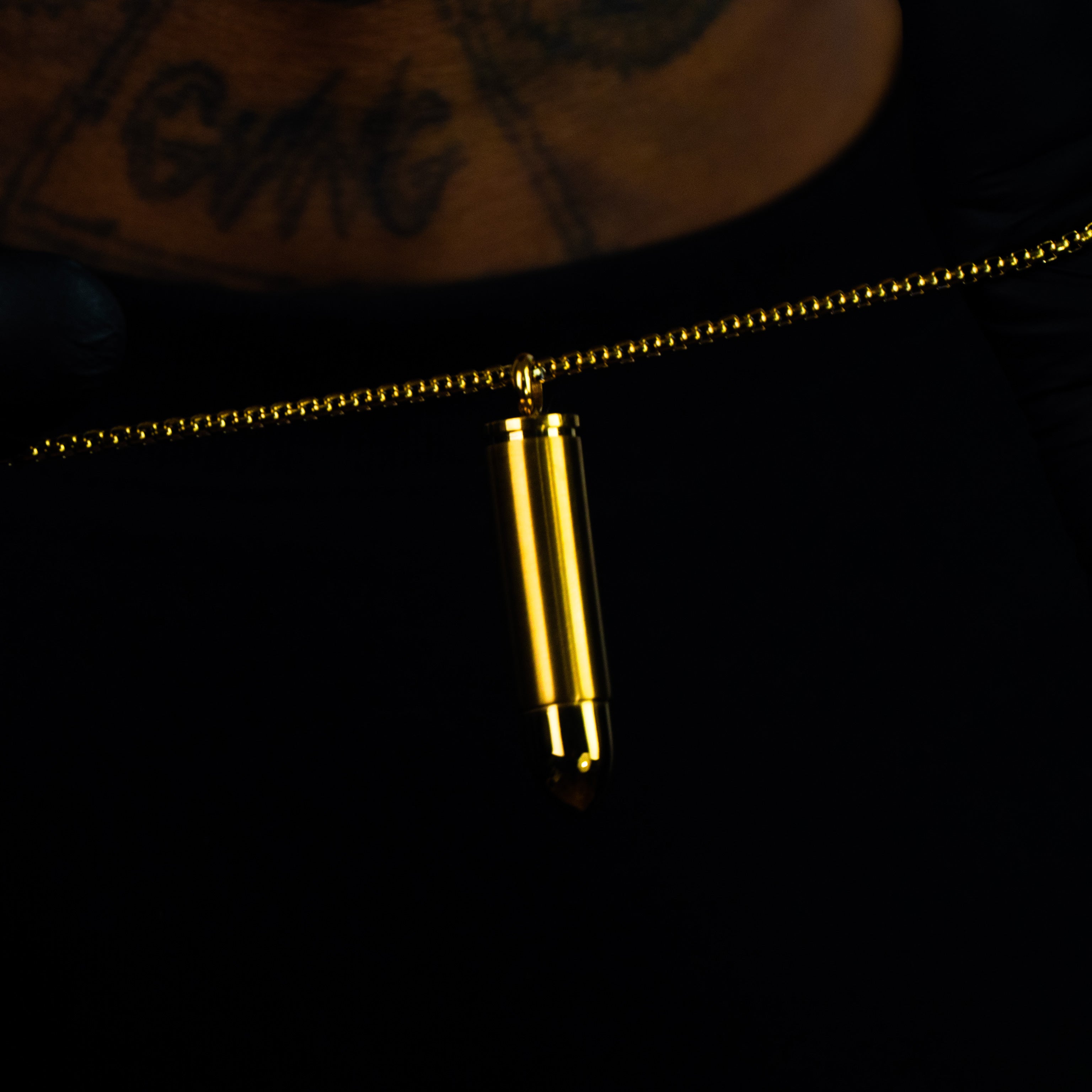 Colgante Bala Oro 18K