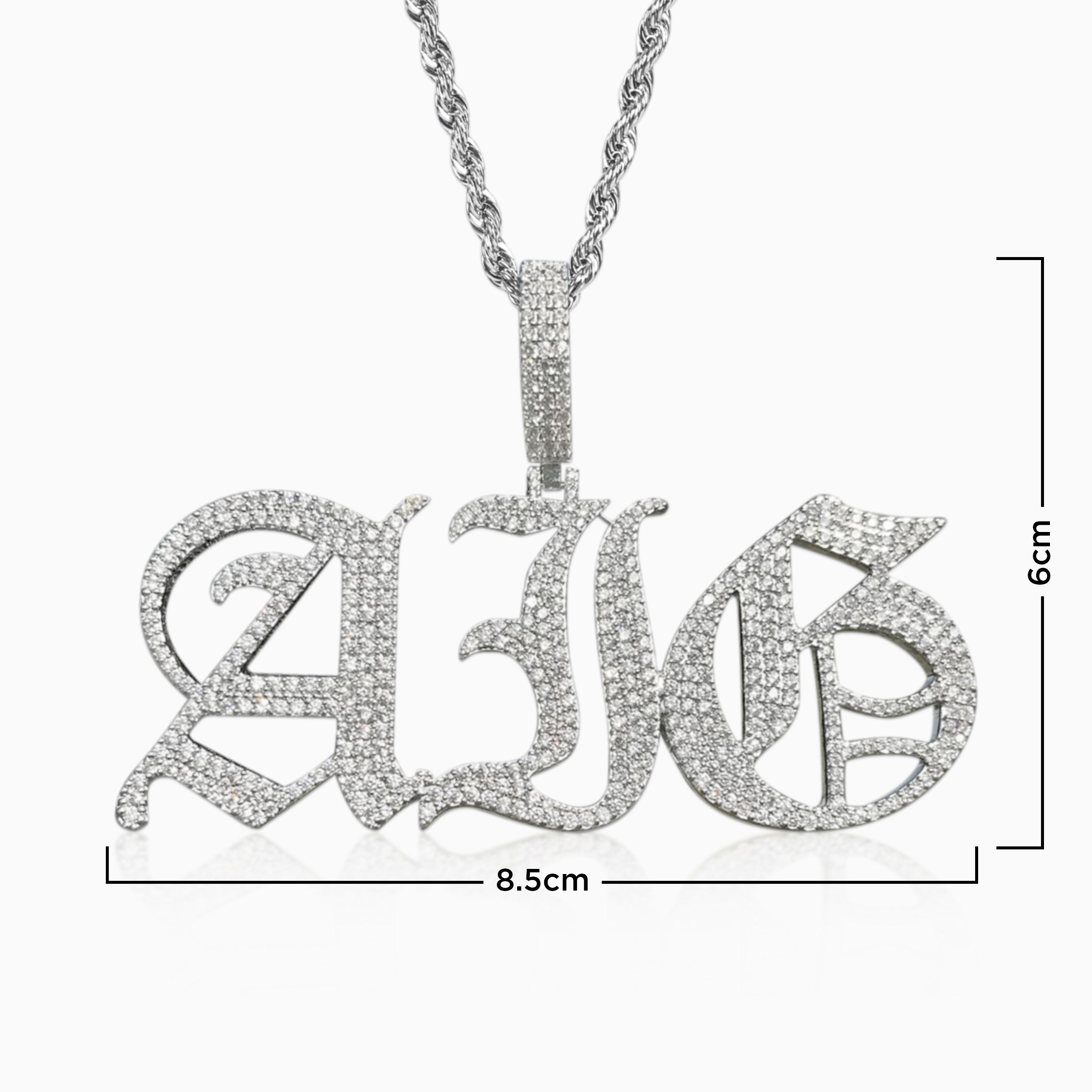 Personalized "TRAPSTAR" pendant | Style #4