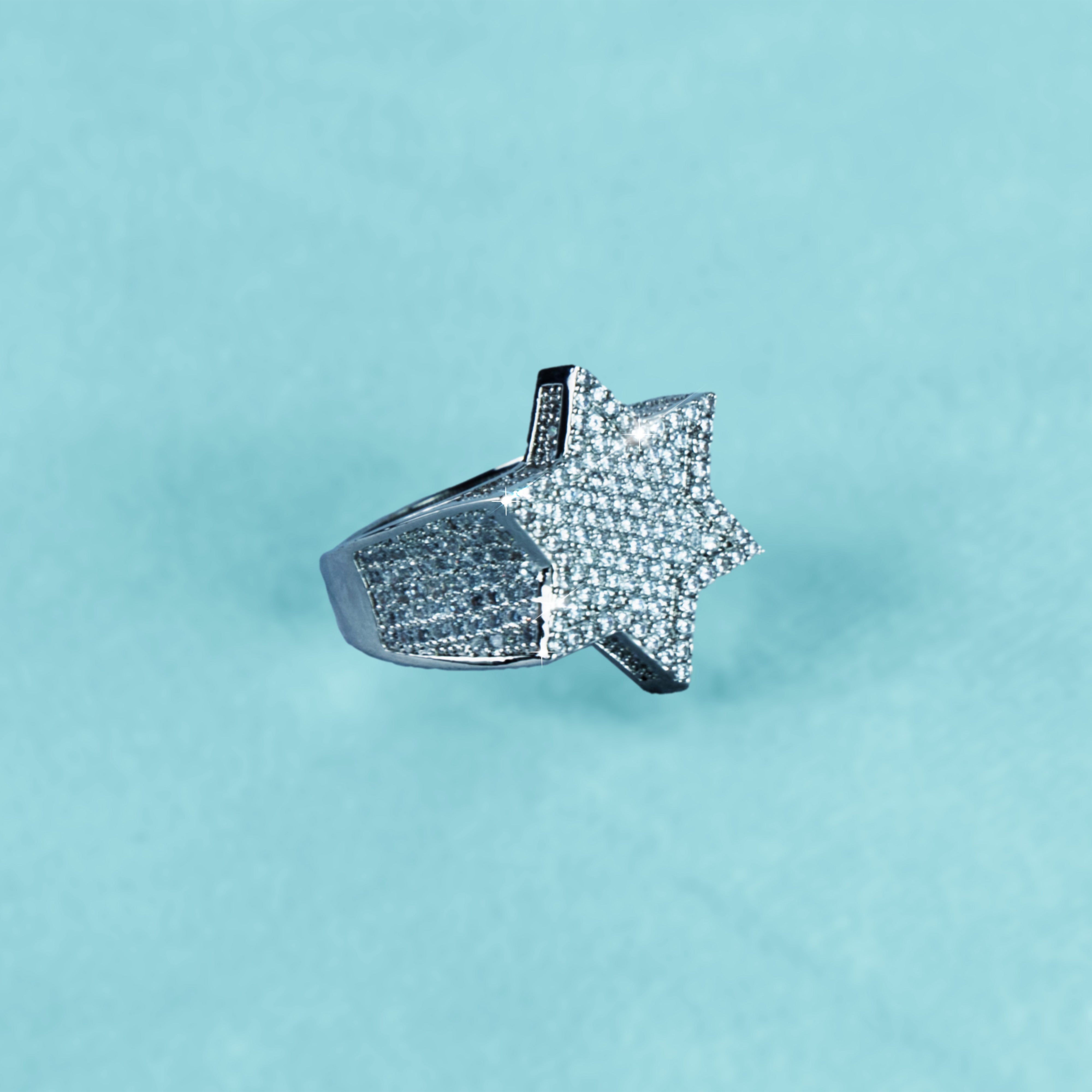 Anillo Iceystar Oro Blanco