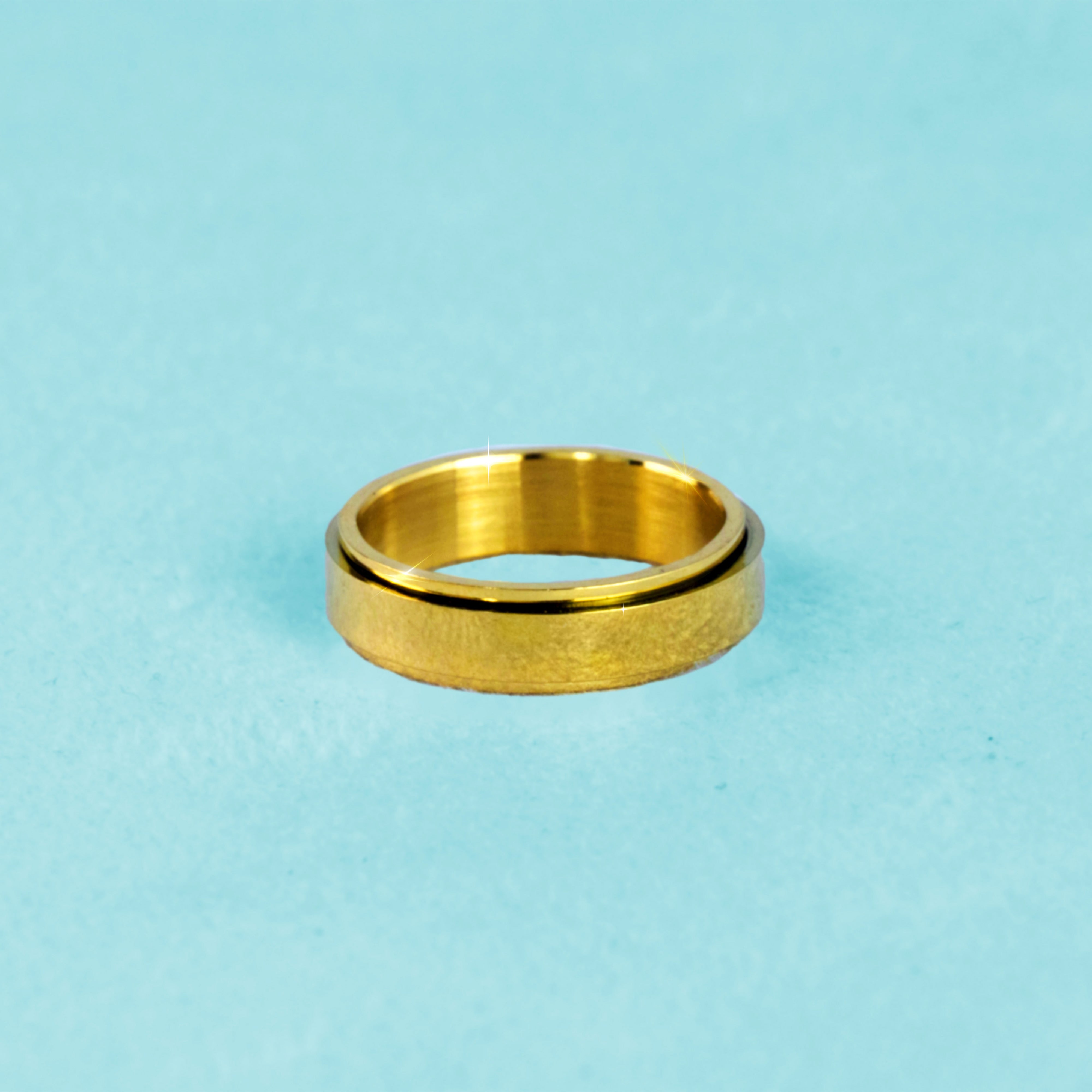 Anillo Rotable Basico Oro 18K