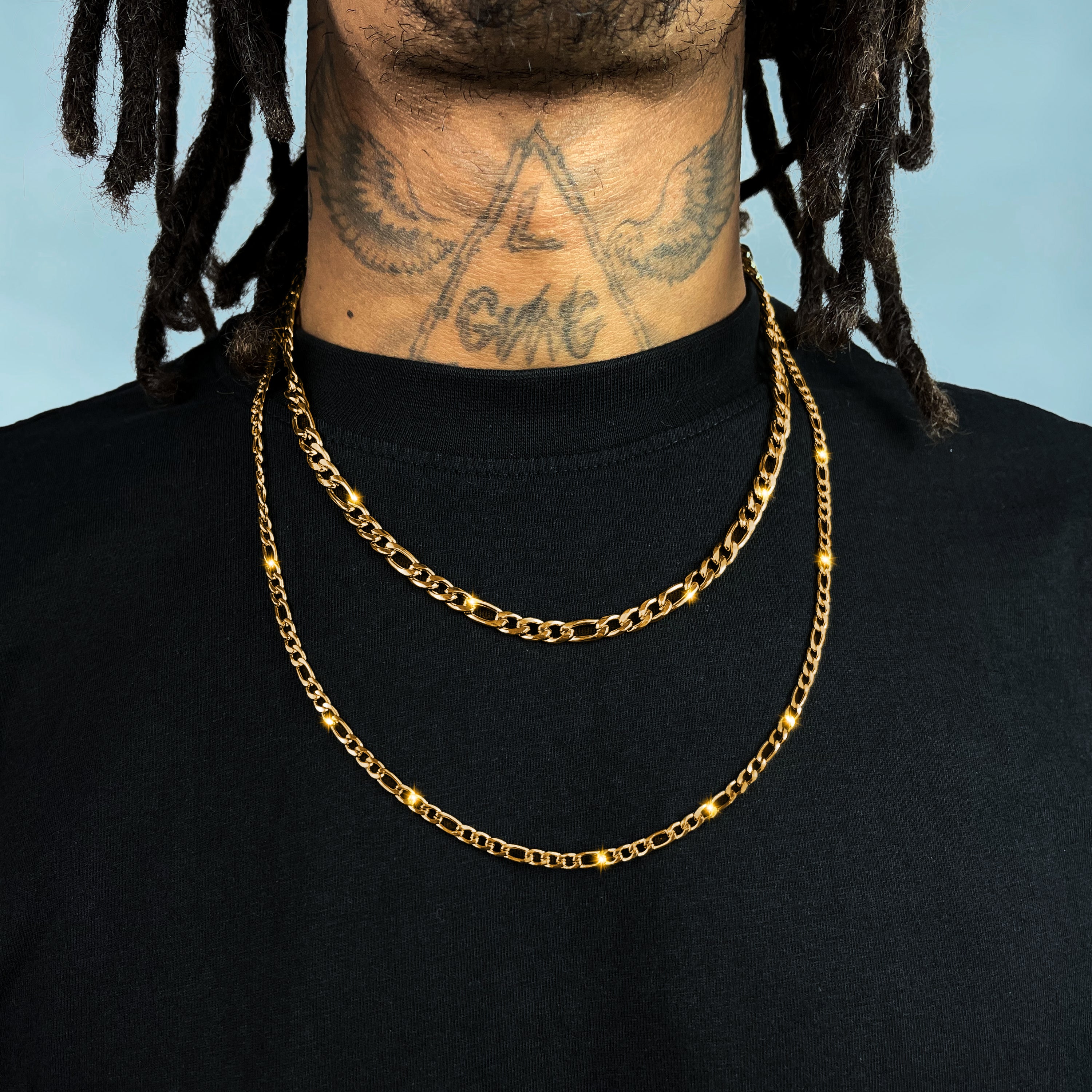 Cadena Figaro Oro 18K