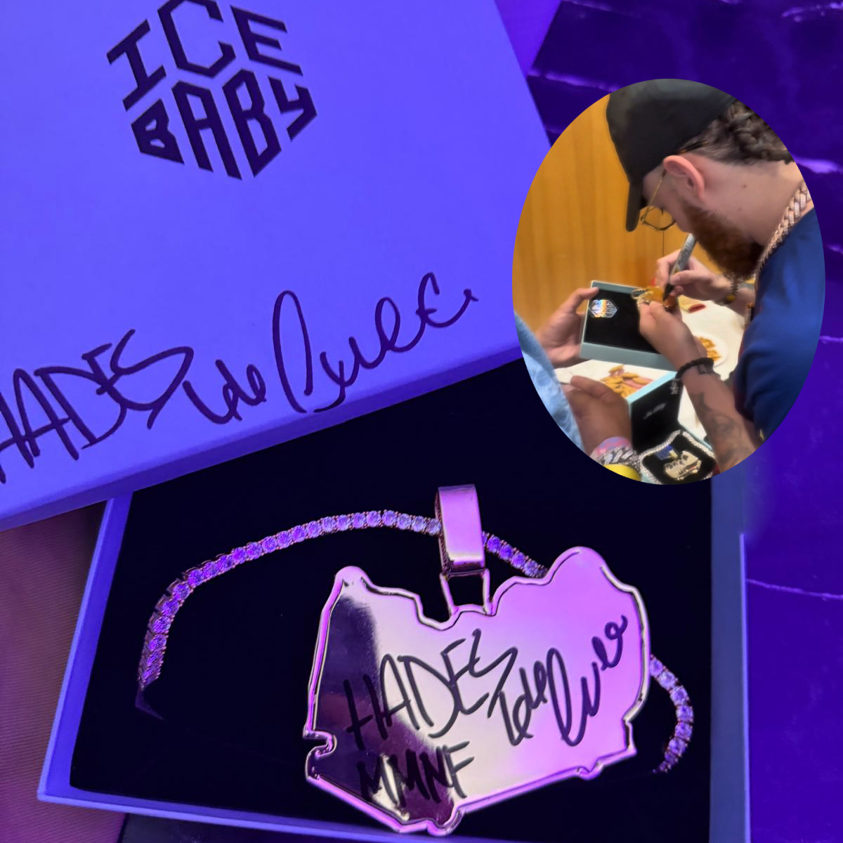 Colgante Presidentes x Hades 66 Oro 14K