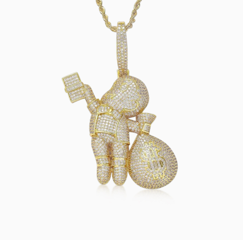 Bag Kid 18K Gold Pendant