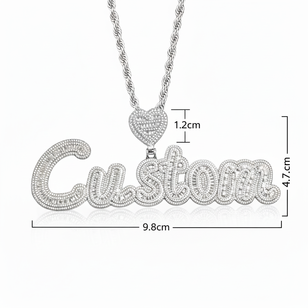 Personalized "TRAPSTAR" pendant | Style #4
