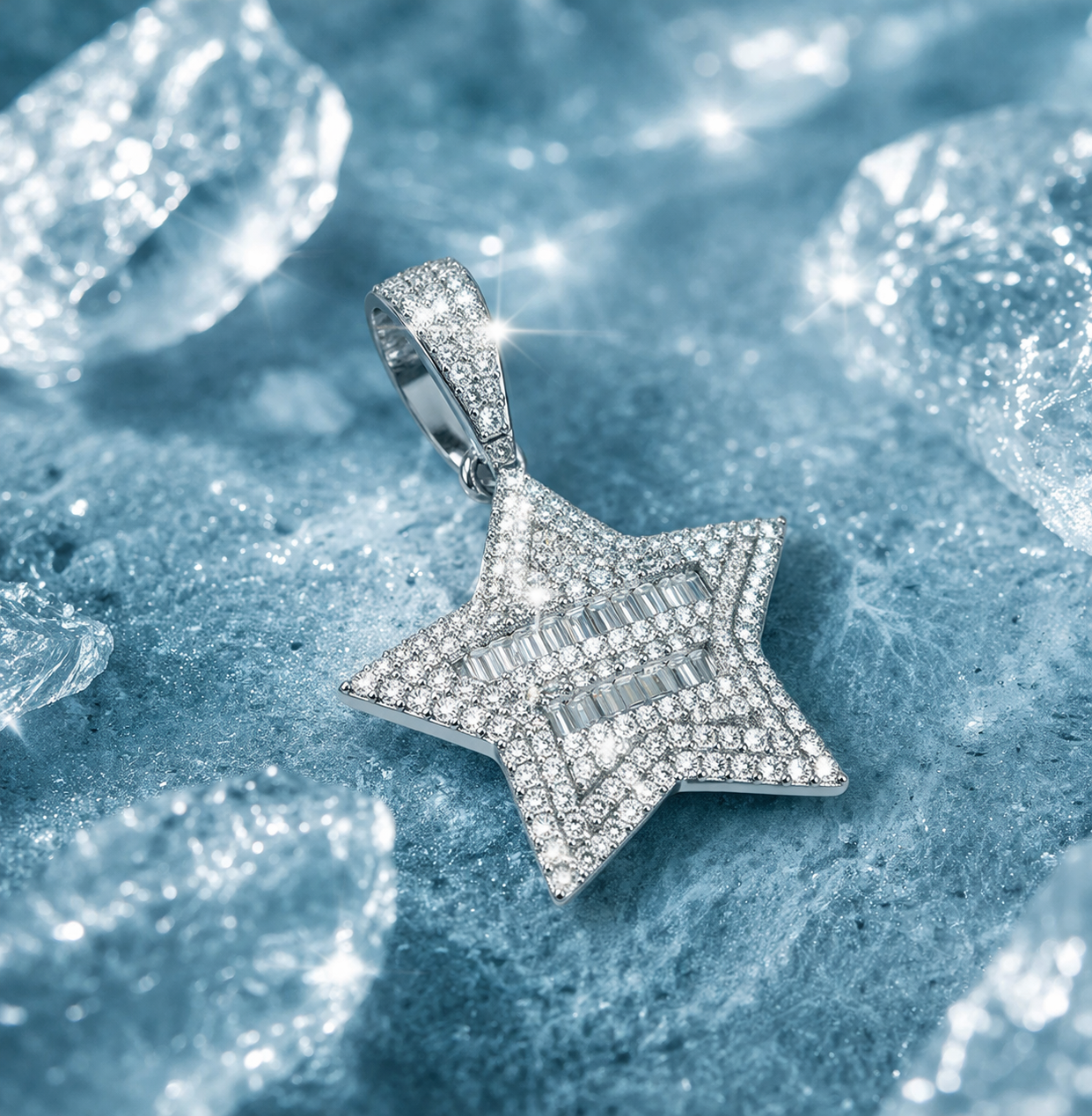 BAGUETTE STAR PENDANT