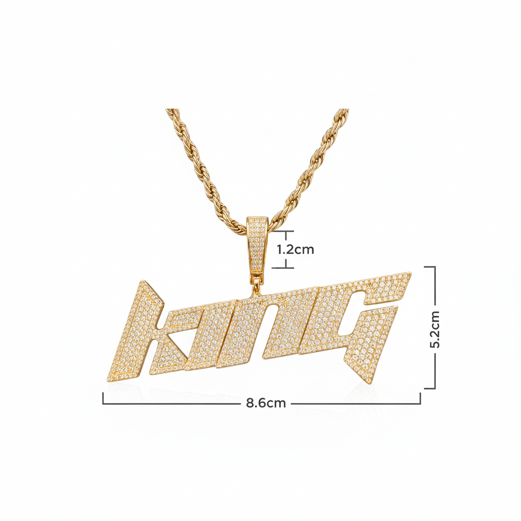 Personalized "TRAPSTAR" pendant | Style #4