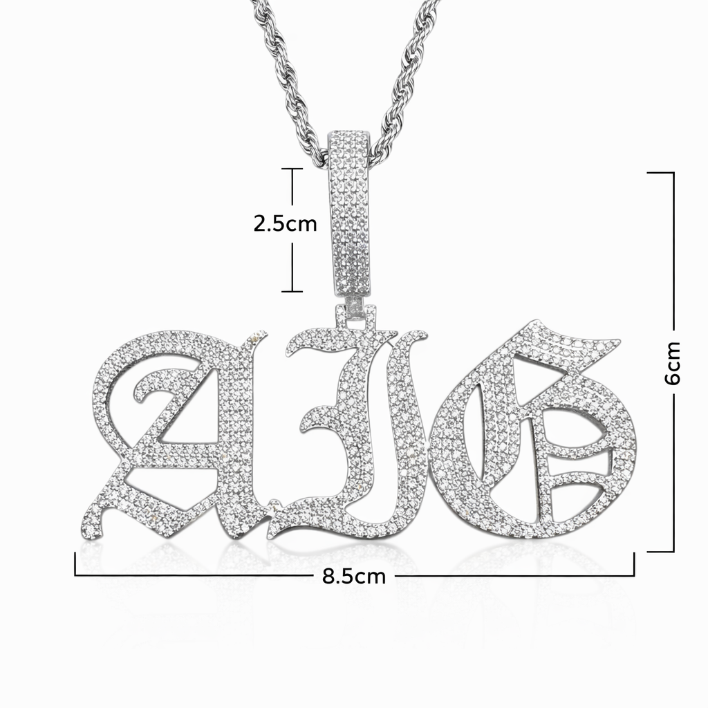 Personalized "TRAPSTAR" pendant | Style #4