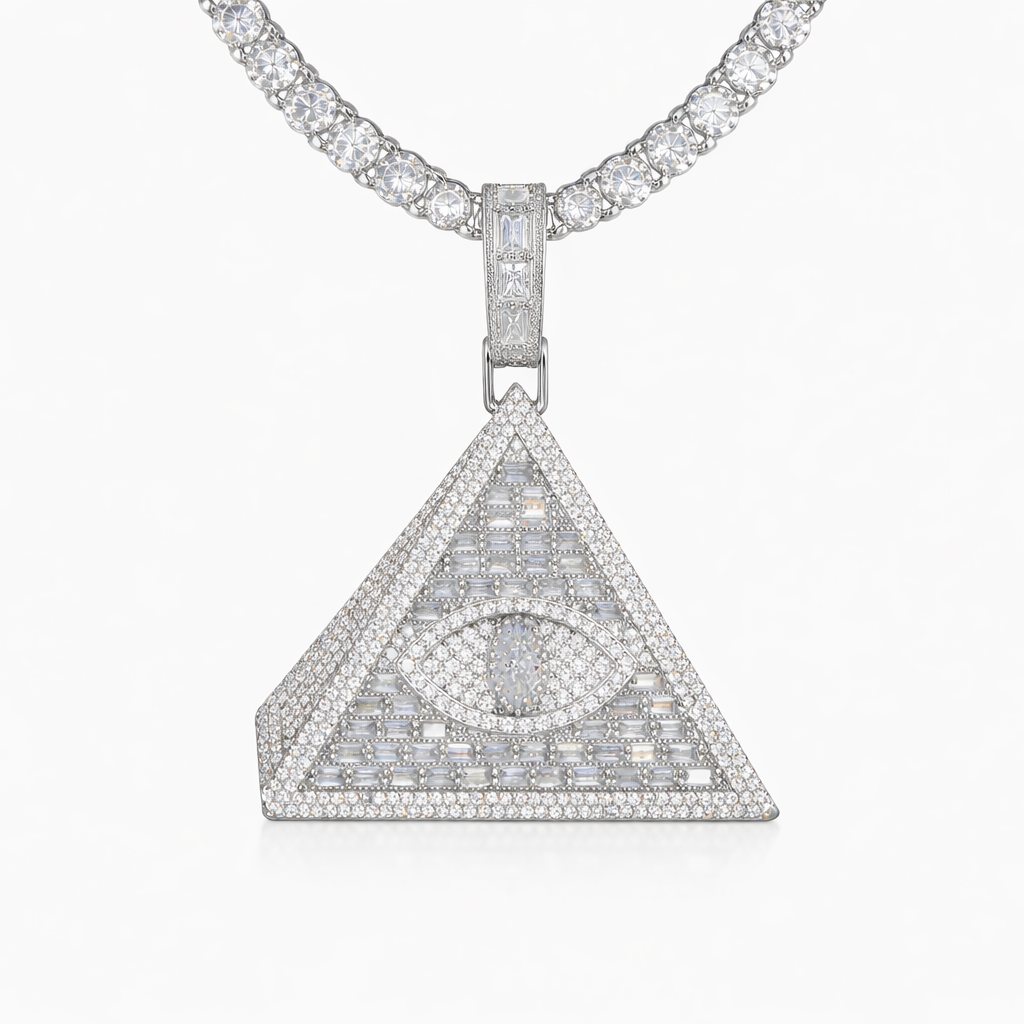 Colgante Illuminati Oro Blanco