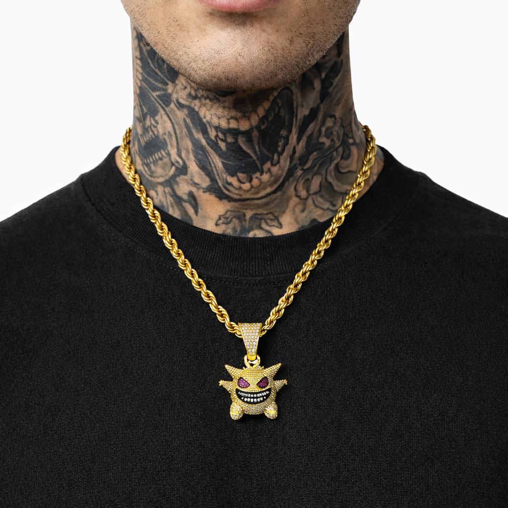 Gengar Pendant 18K Gold