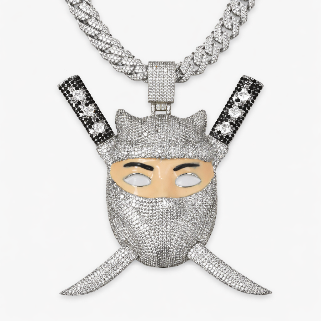 Ninja Pendant Limited Edition White Gold