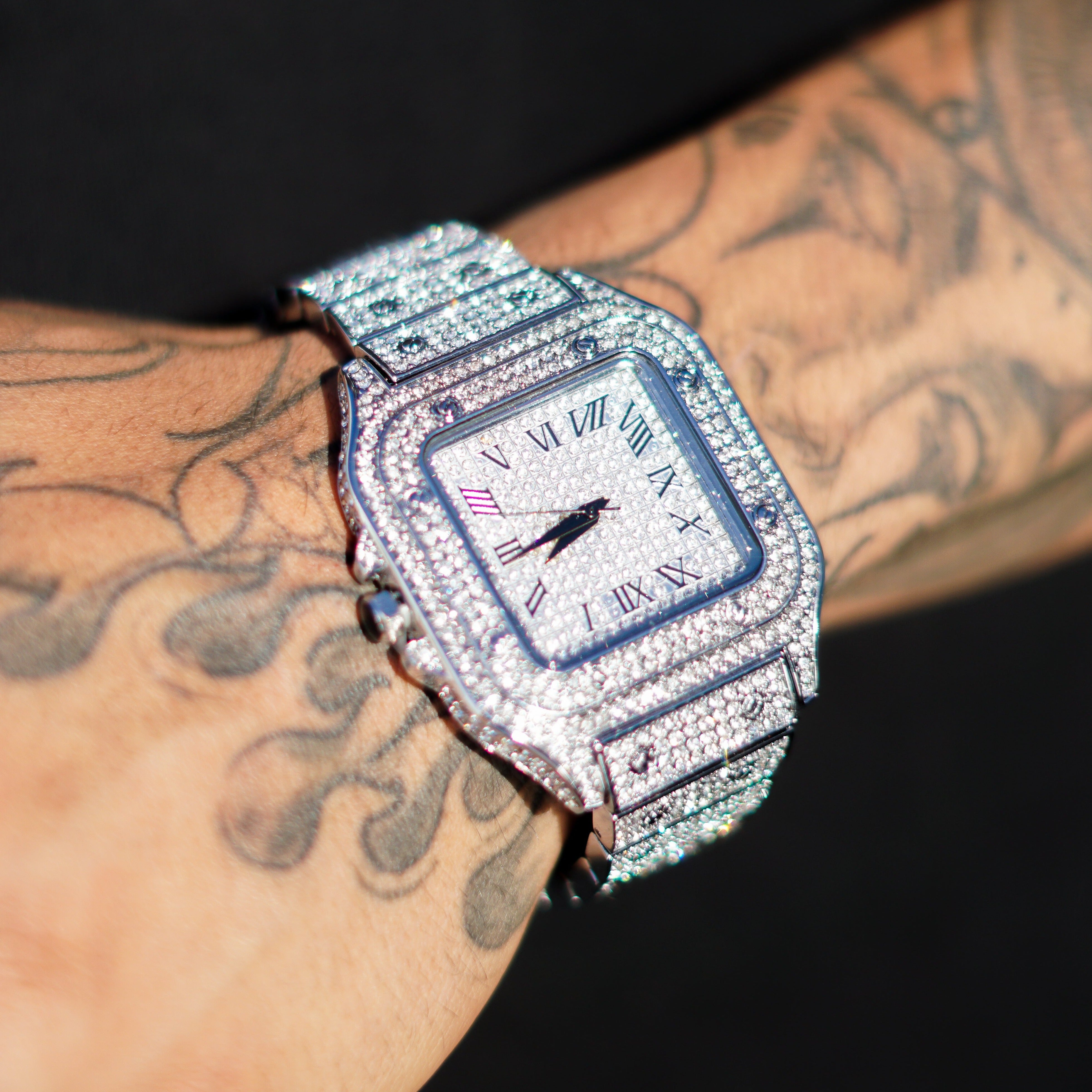 Reloj Santoz Clásico Oro Blanco