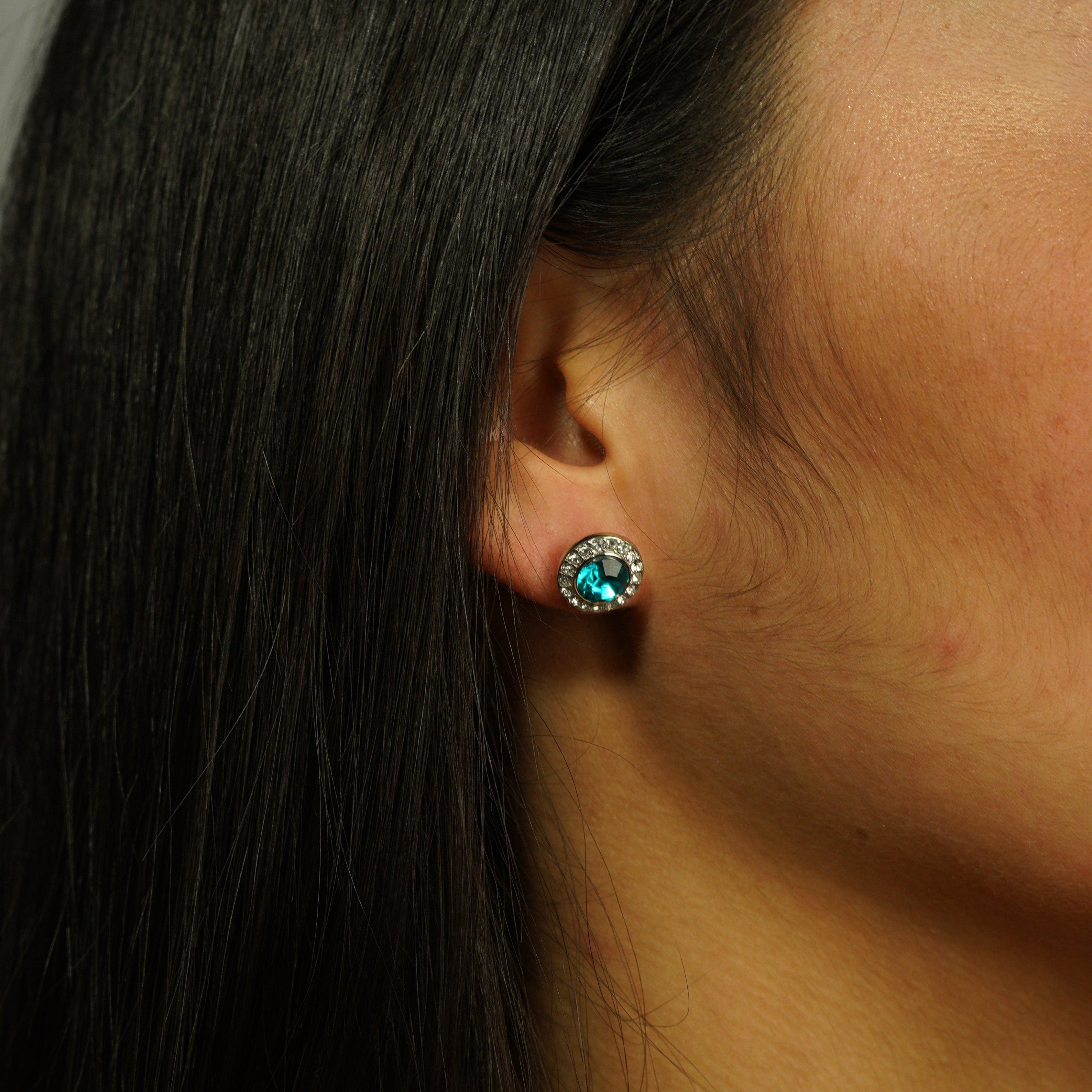 Pendientes Blue Diamonds Plata 925