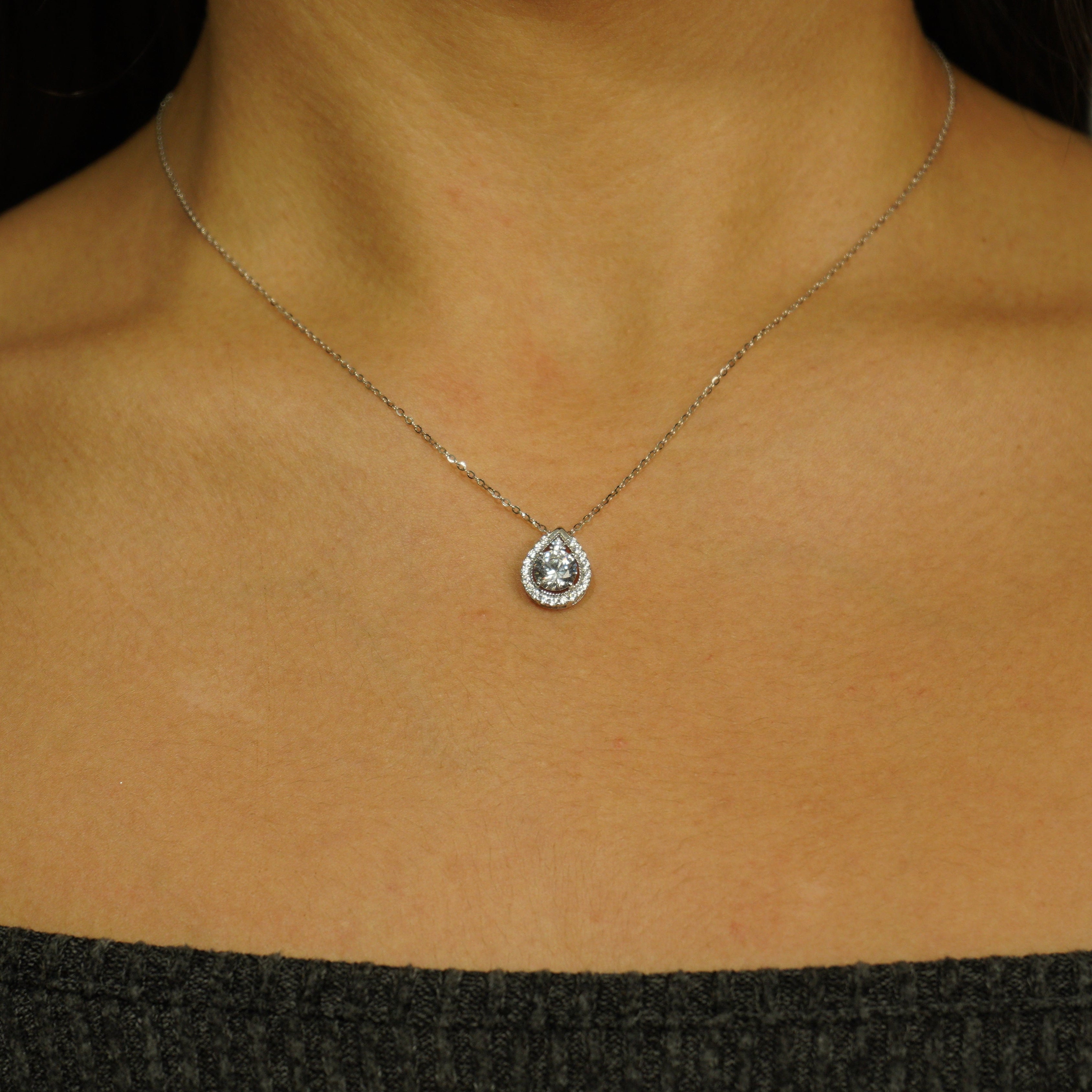 Collar Gota Ice Plata 925