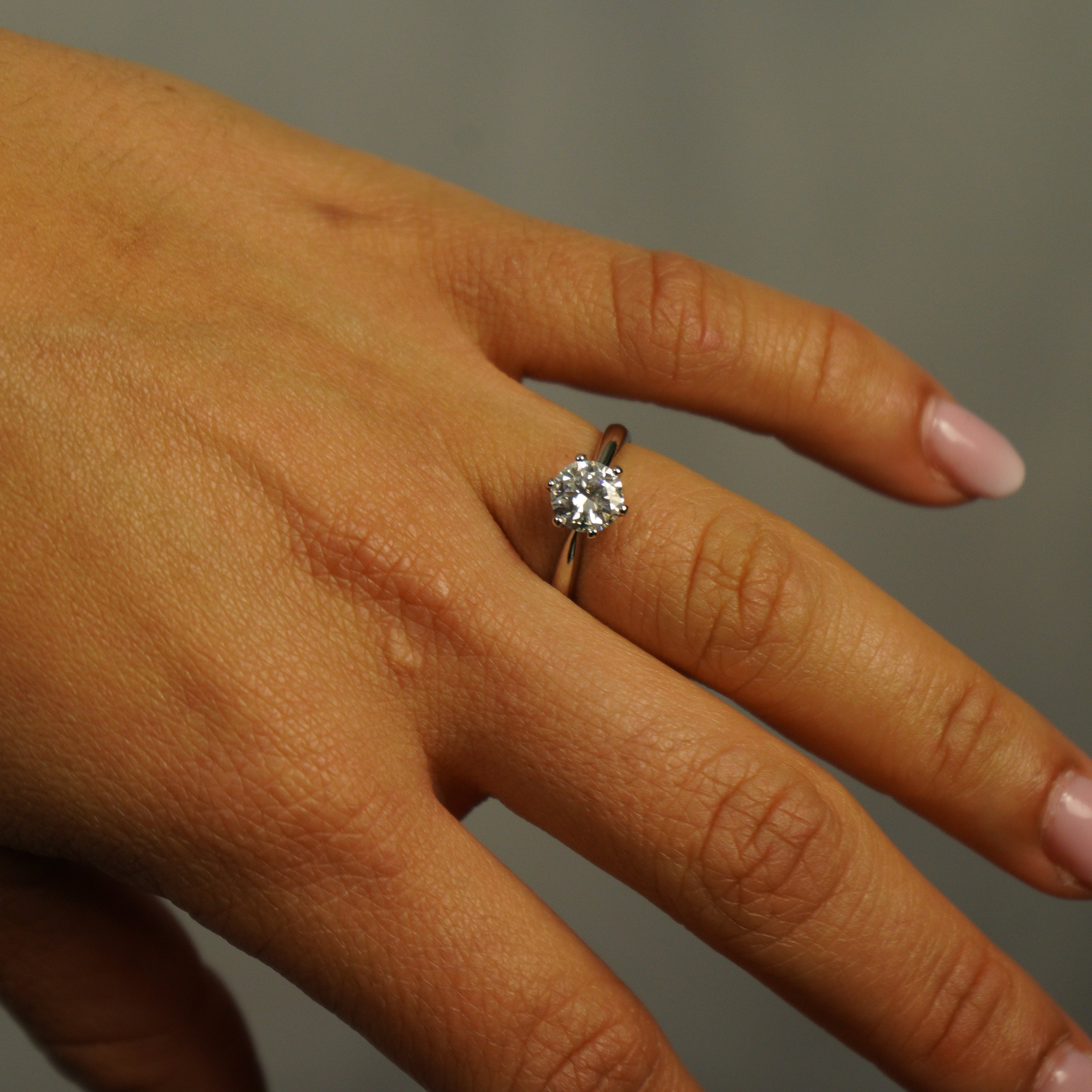 Anillo VVS Moissanite + Plata 925 Mujer