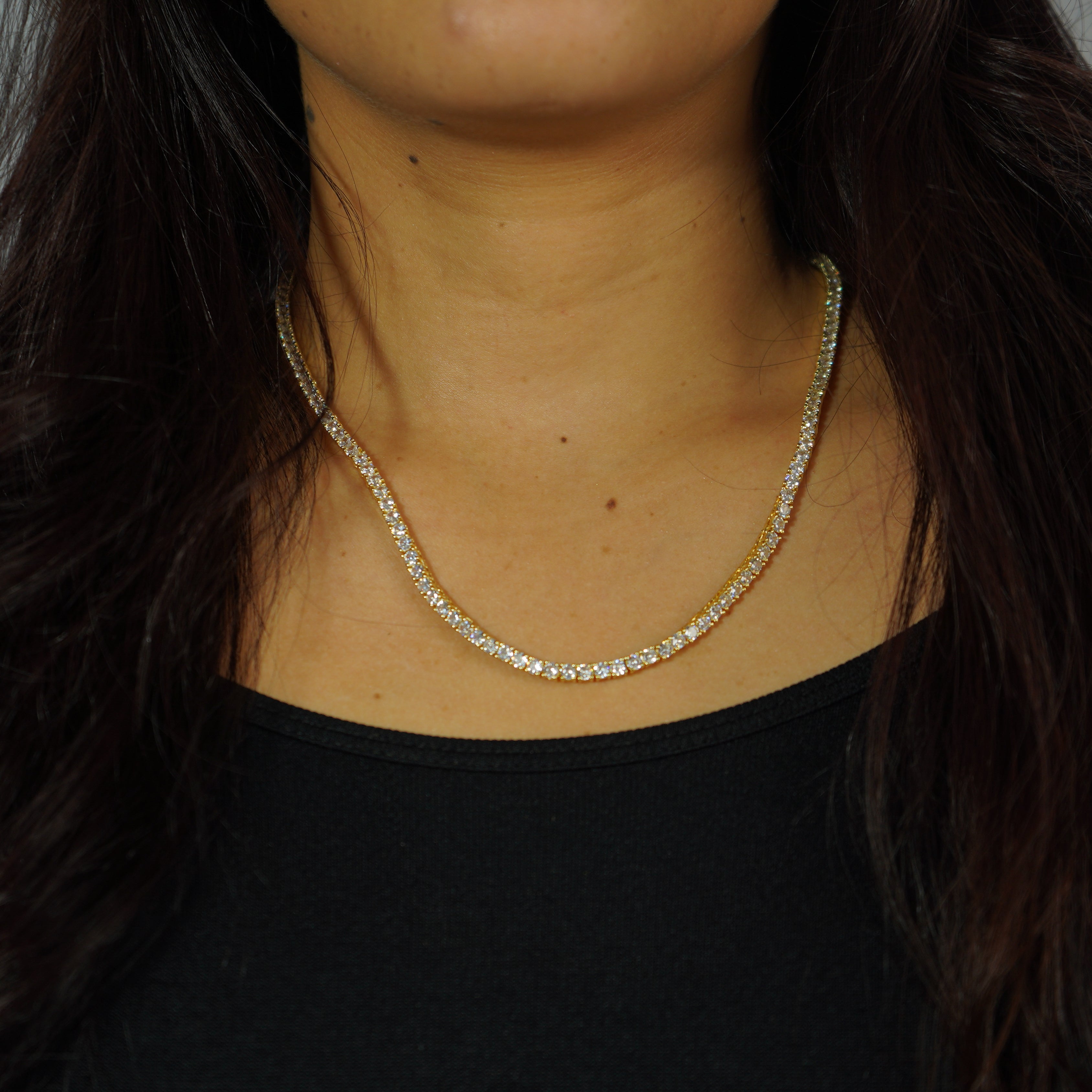 Cadena Tenis 2.0 Oro 18K