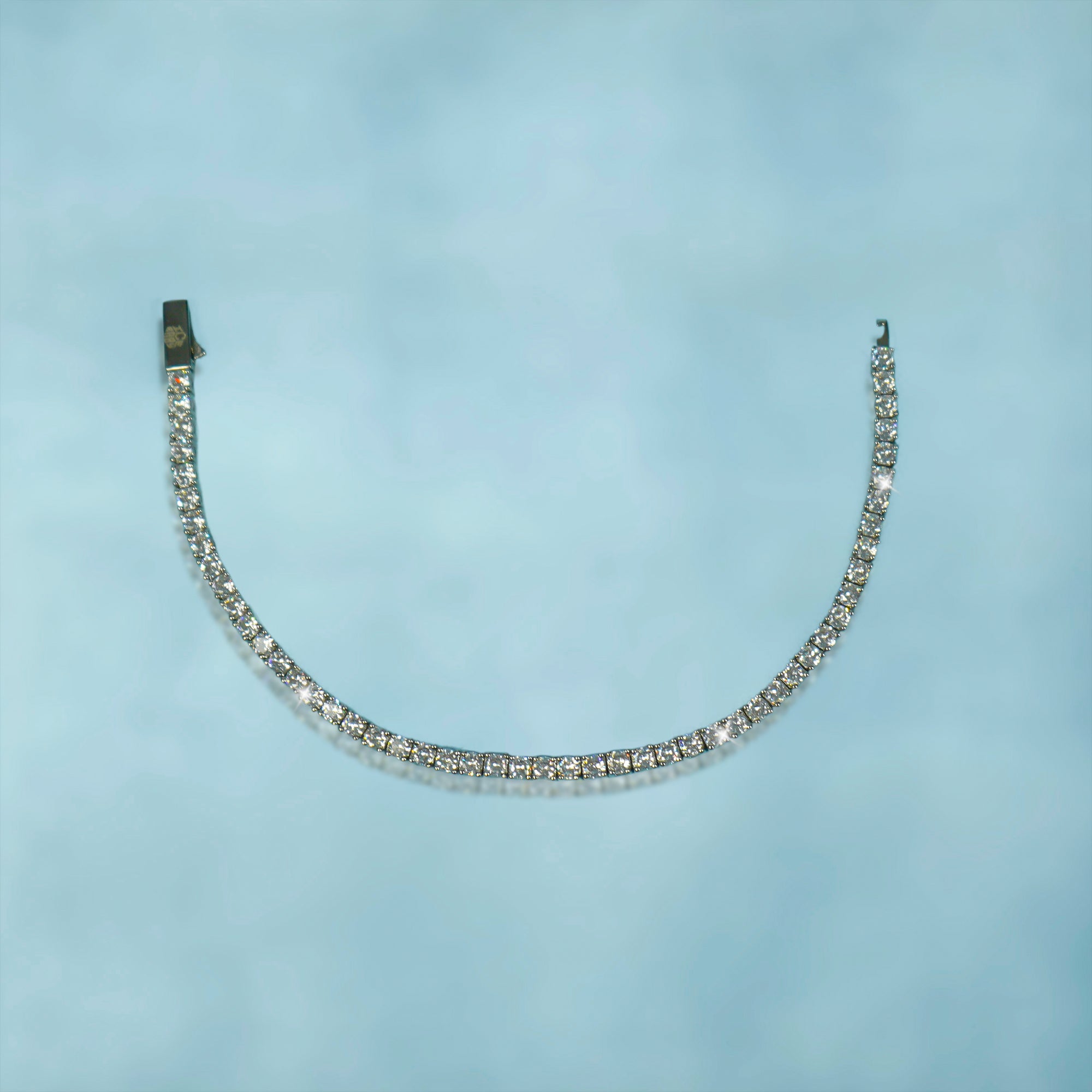 Brazalete Tenis 2.0 Oro Blanco