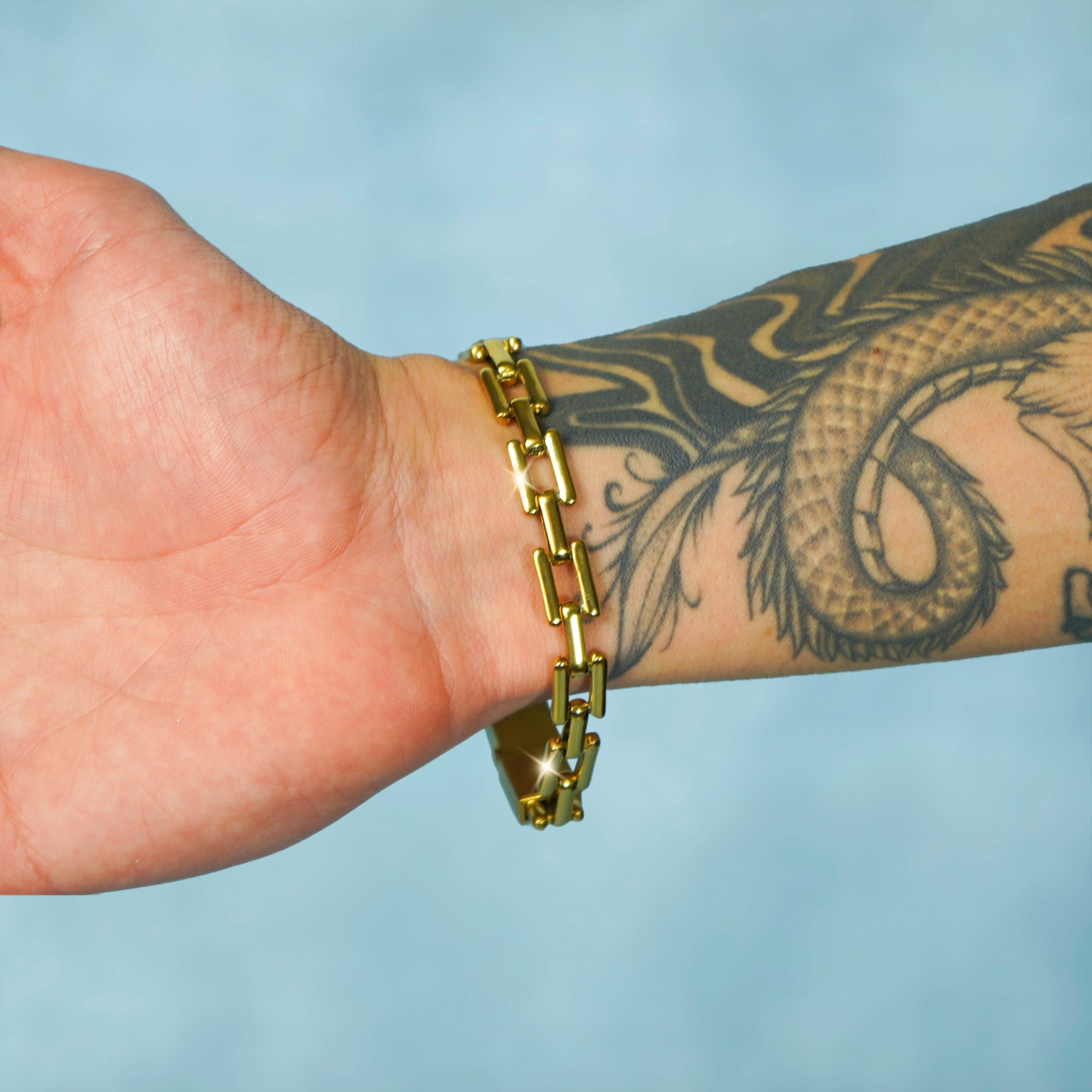 Brazalete Egypthian 6 Mm Oro 18K