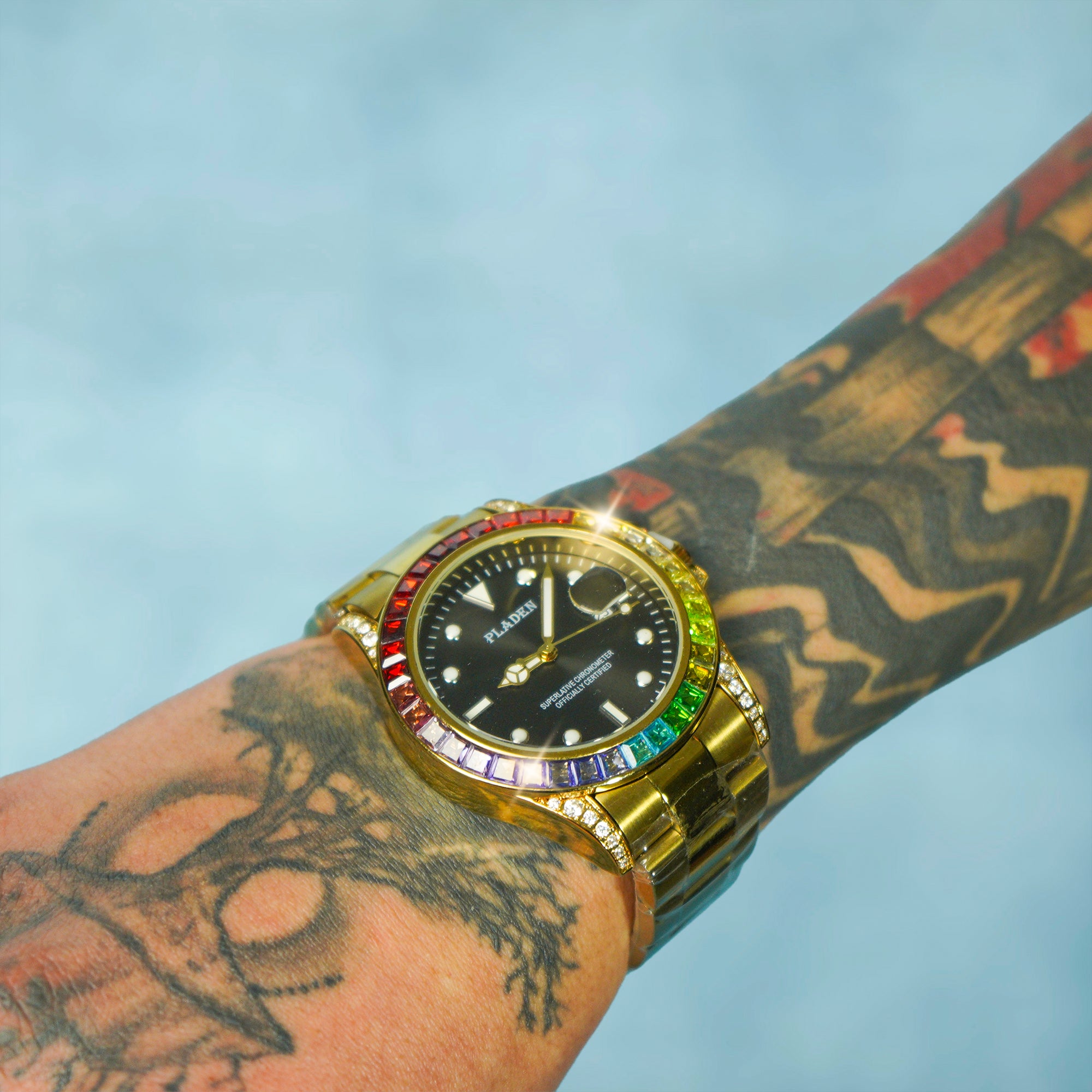 Reloj "Gold Rainbow"