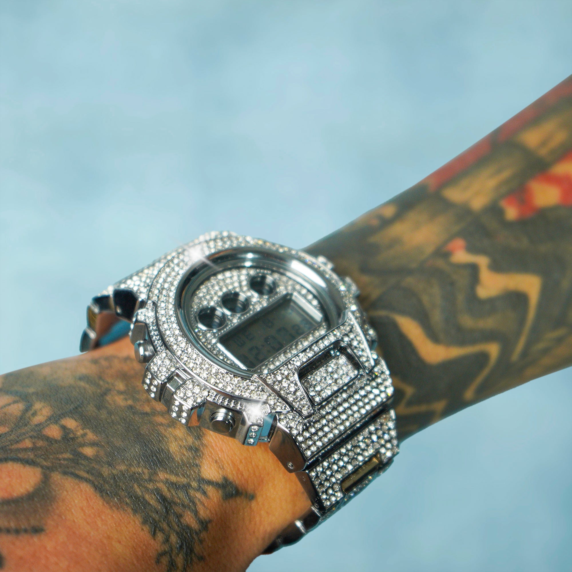 Reloj Ice Digital Oro Blanco