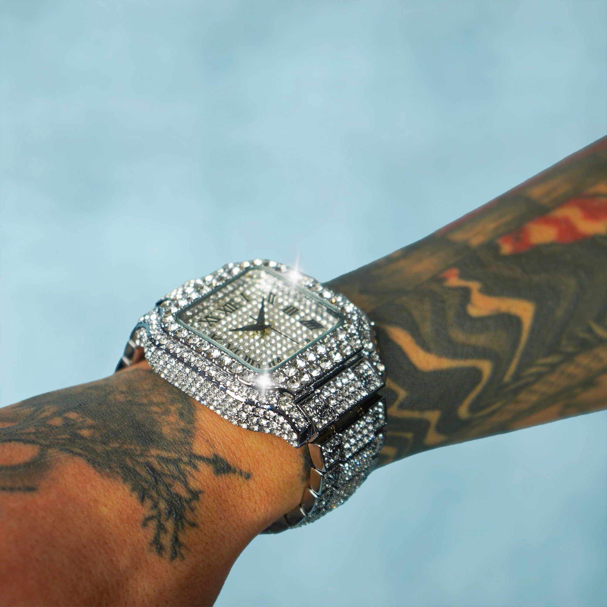 Reloj Santoz Deluxe Oro Blanco