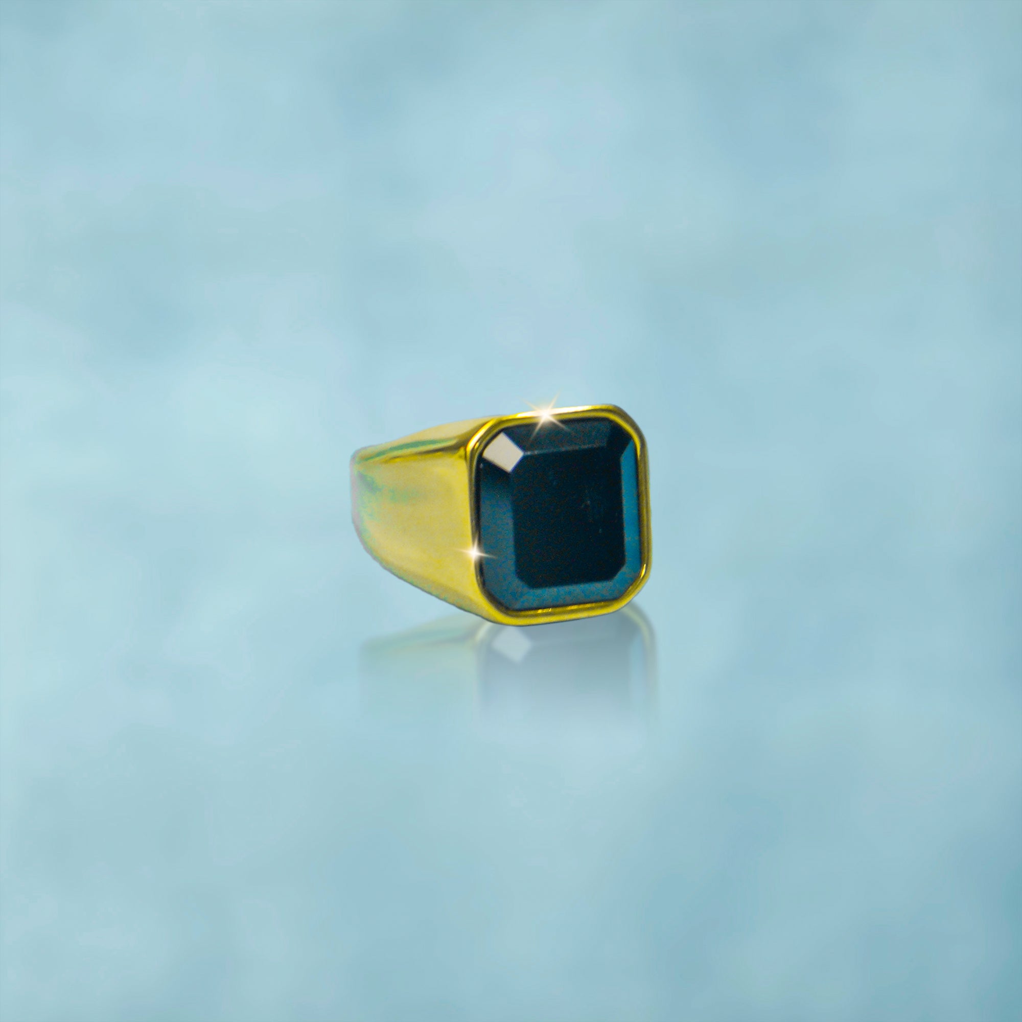 Anillo Gold Black Oro 18K