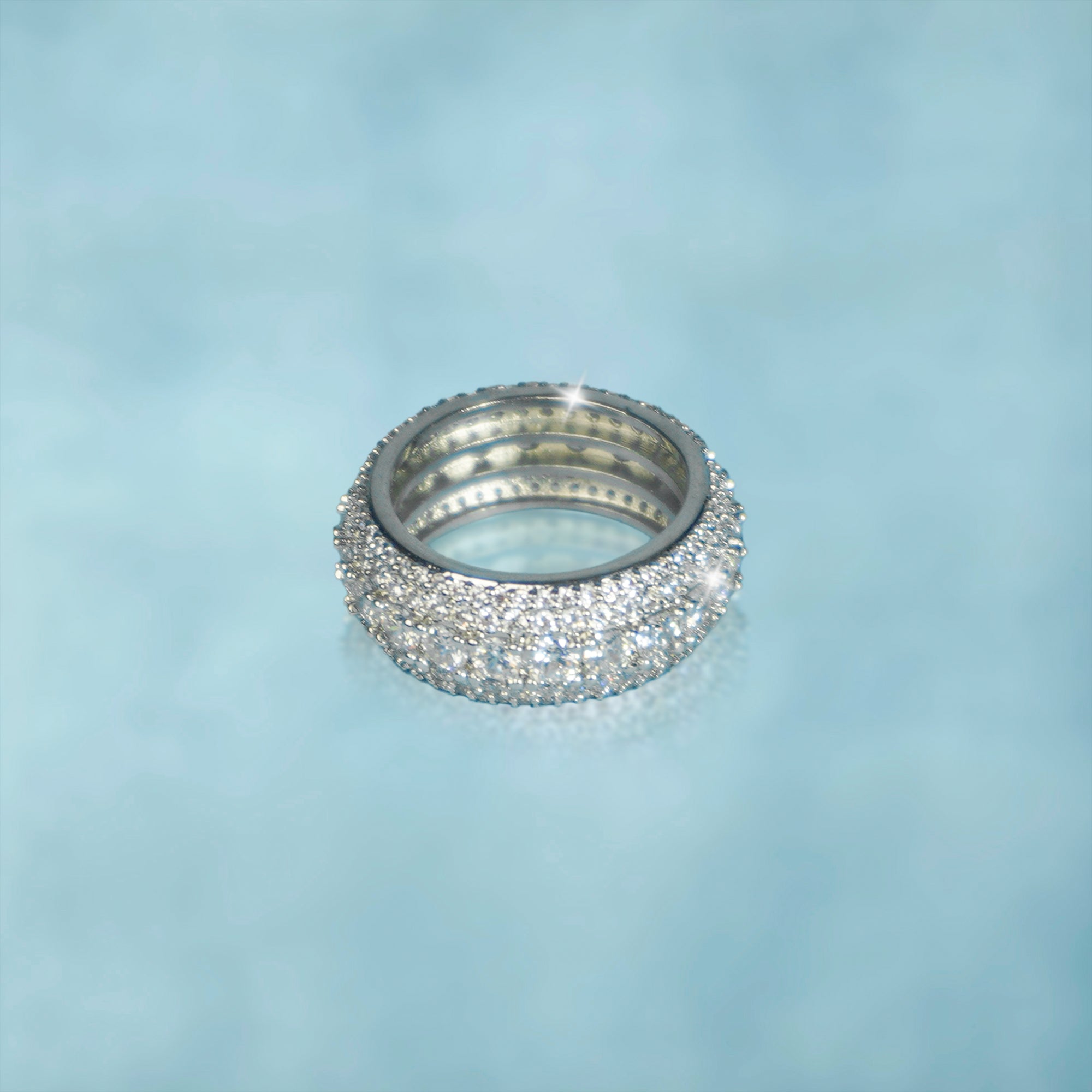 Anillo Iceyy Oro Blanco