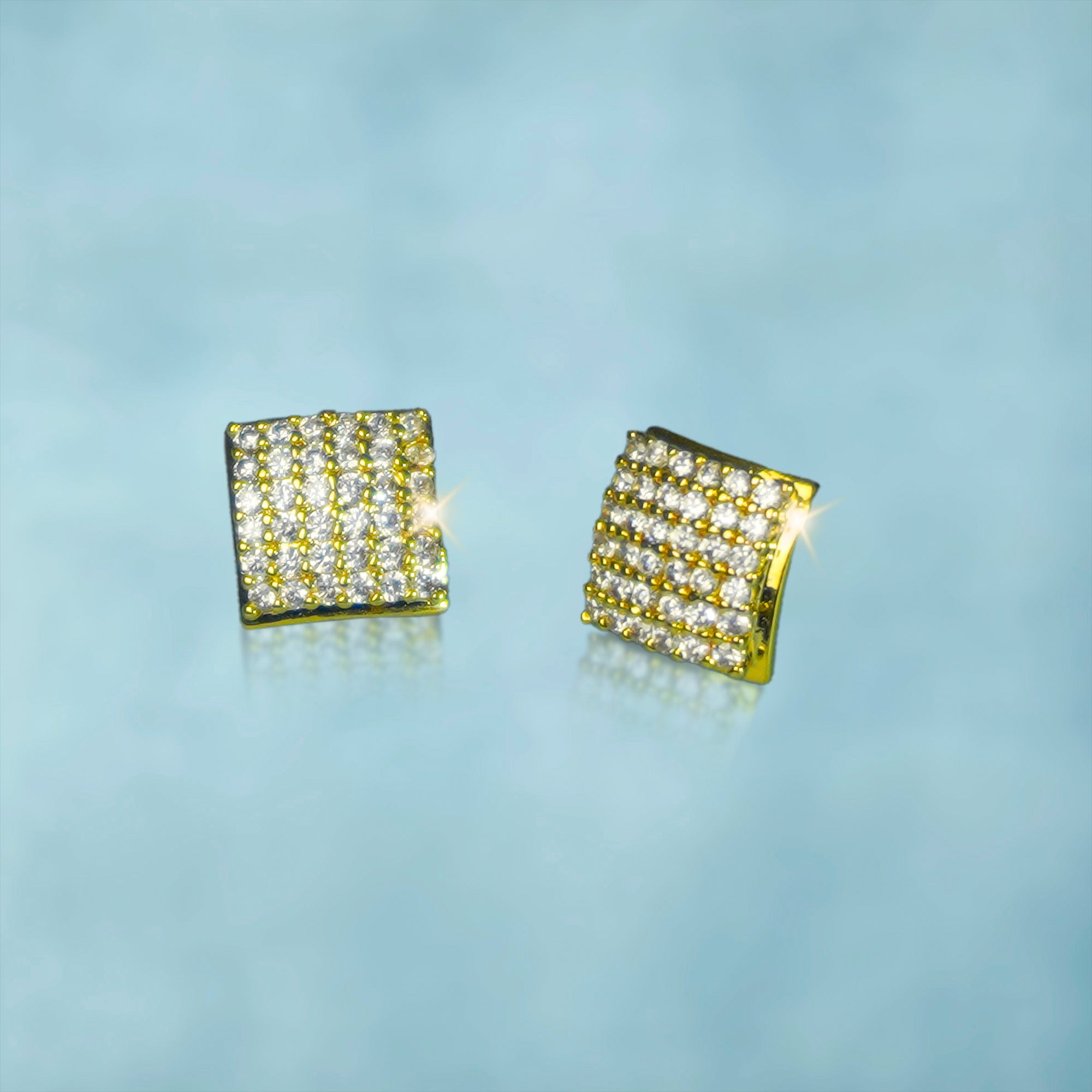 Pendientes Cuadrados Plata 925