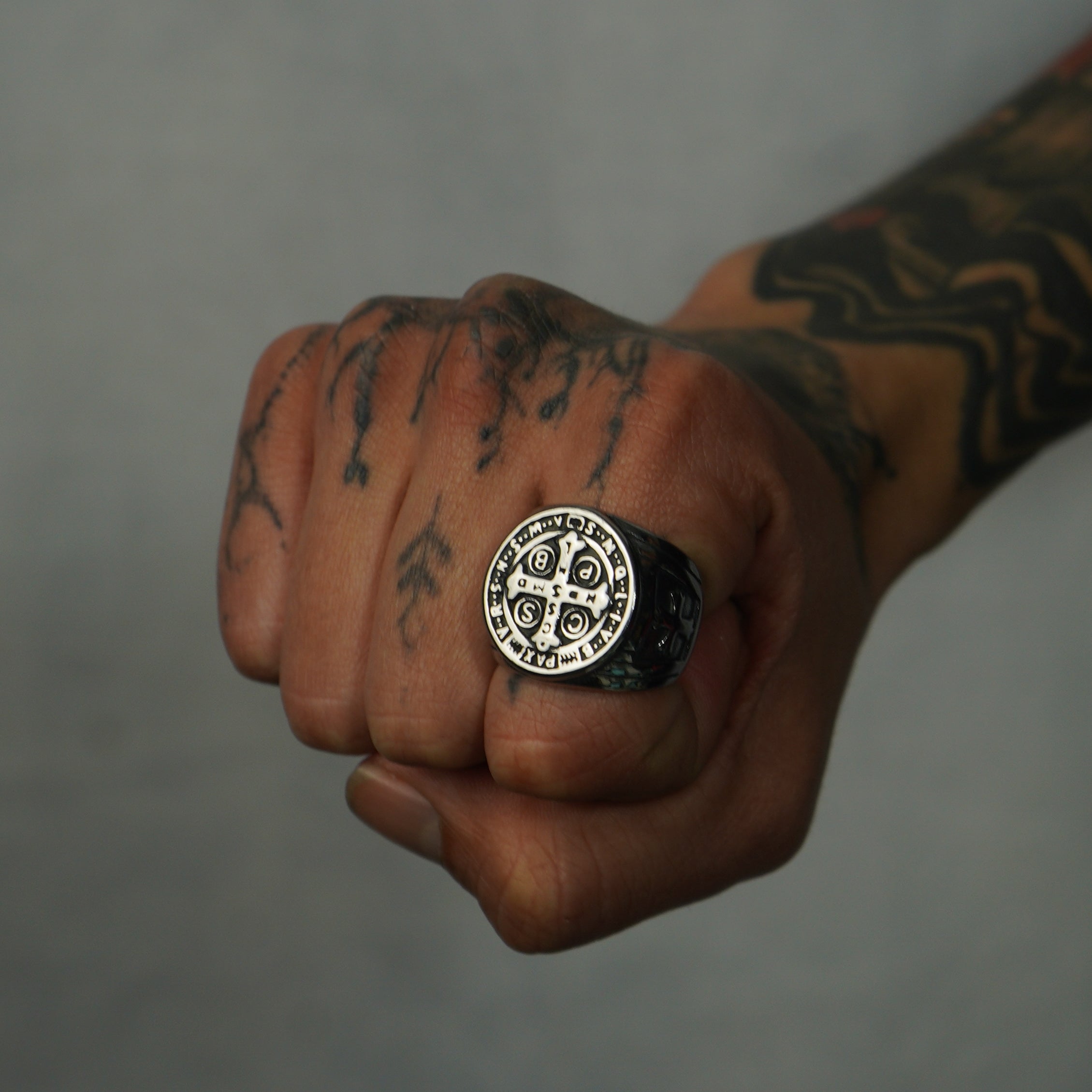 Anillo Sagrado Oro Blanco