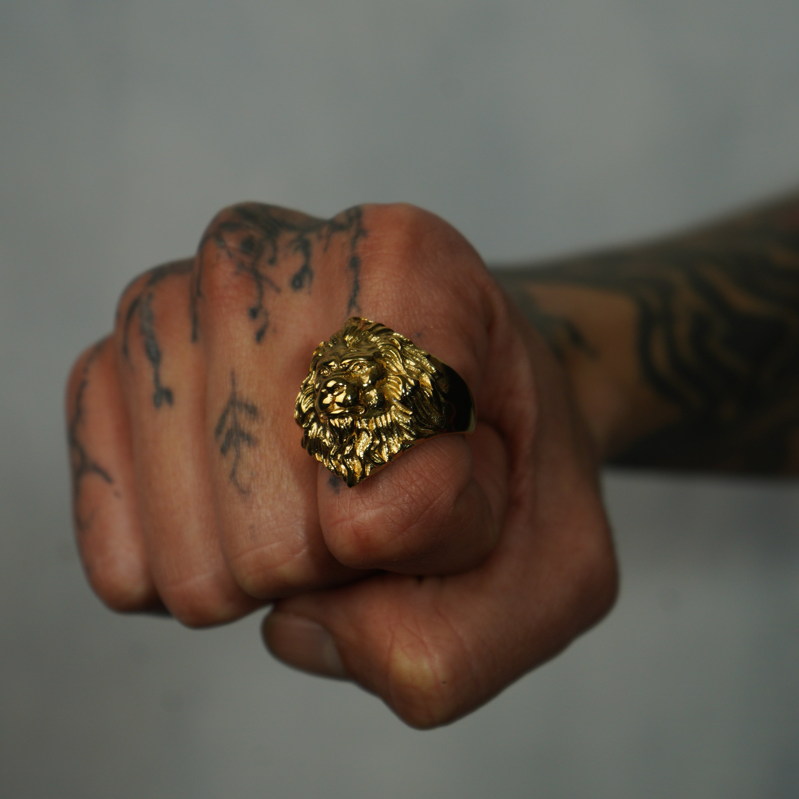 Anillo Lion Oro 18K