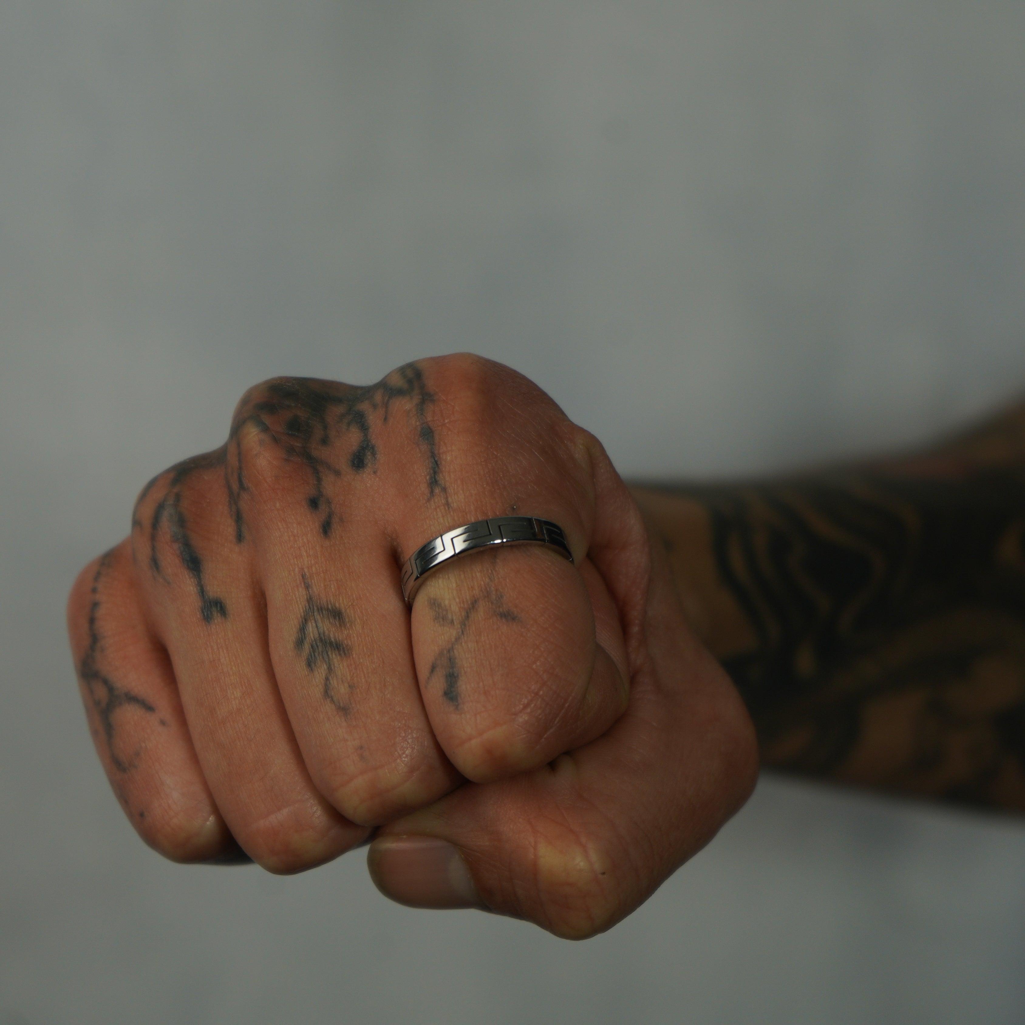 Anillo Barroco Oro Blanco