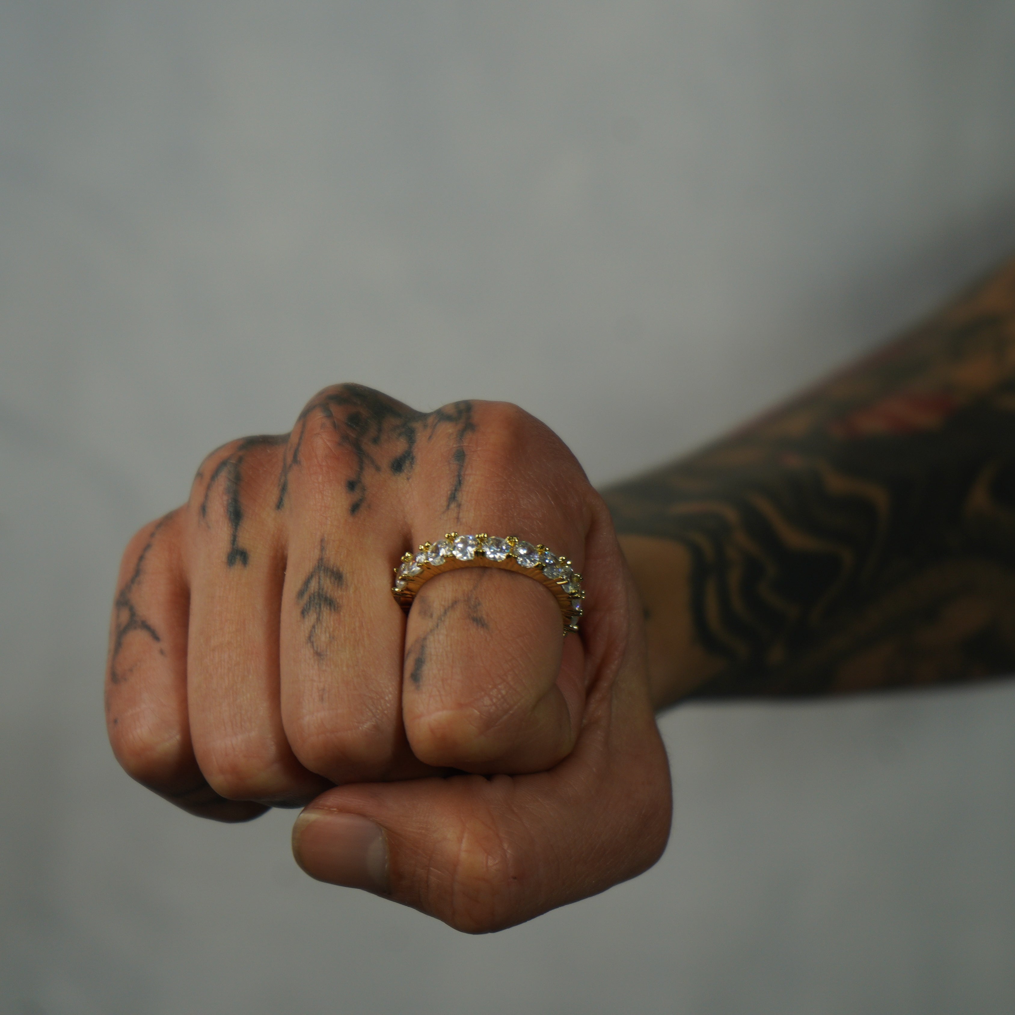 Anillo Tenis Oro 18K