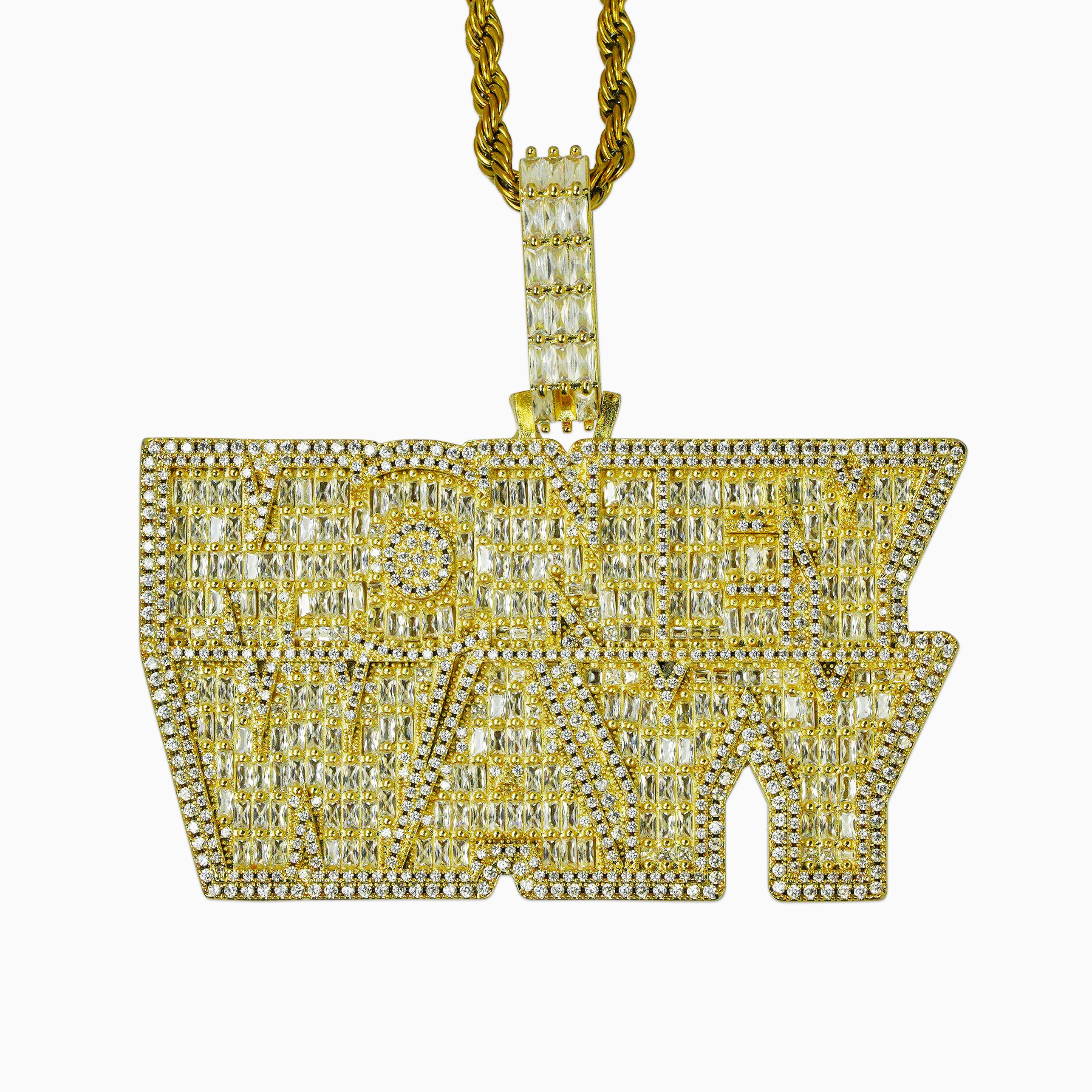 Money Wayy 14K Gold Pendant