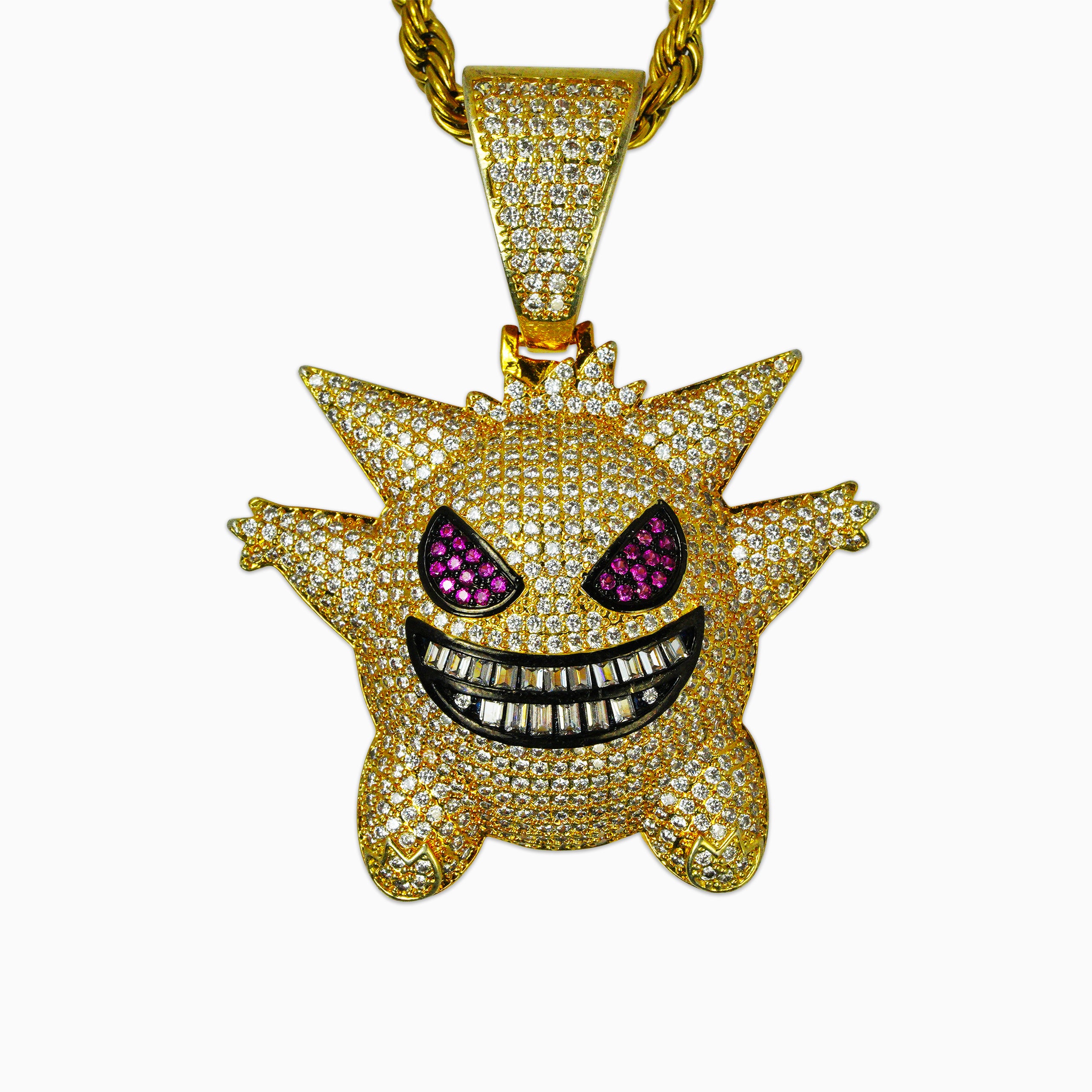 Gengar Pendant 18K Gold