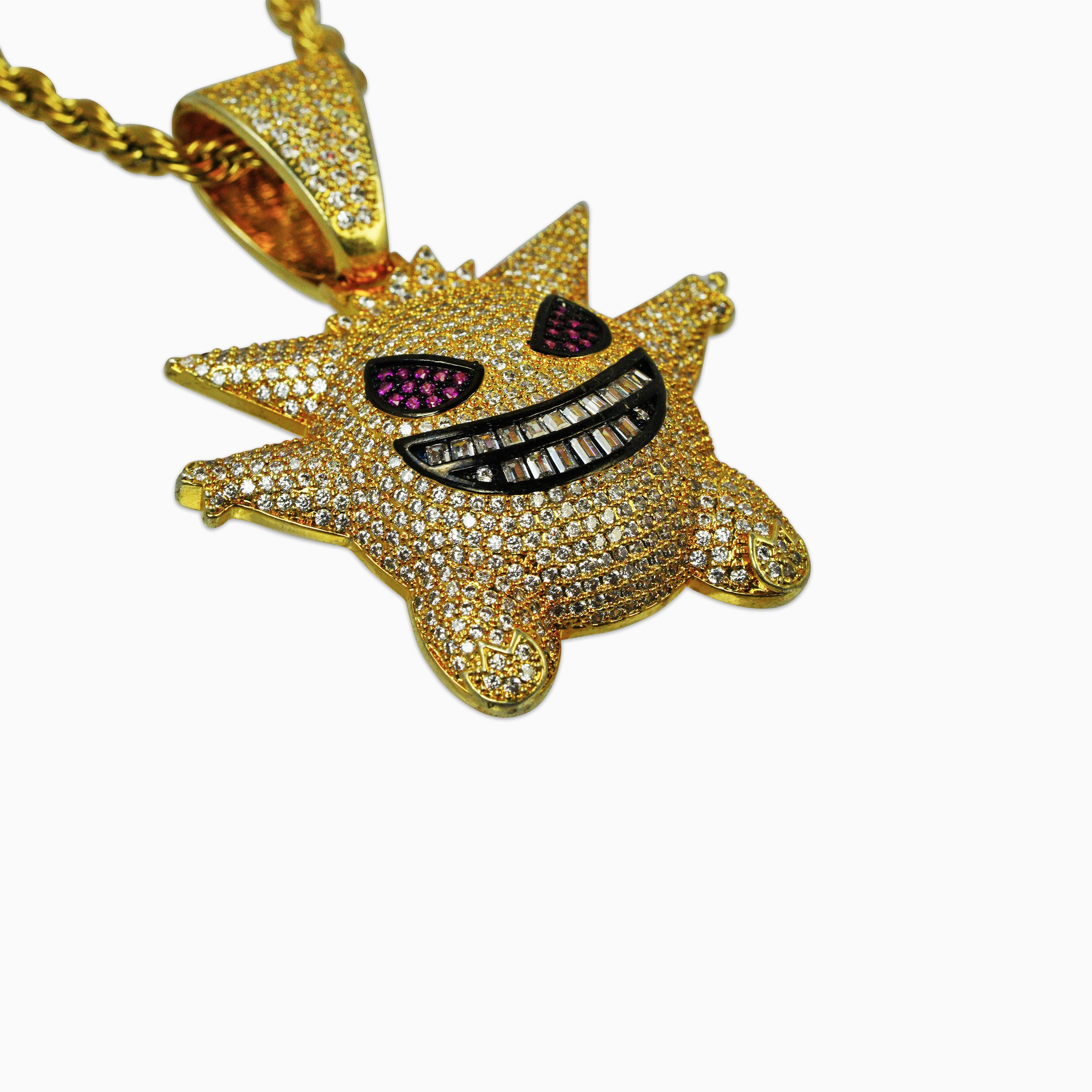 Gengar Pendant 18K Gold