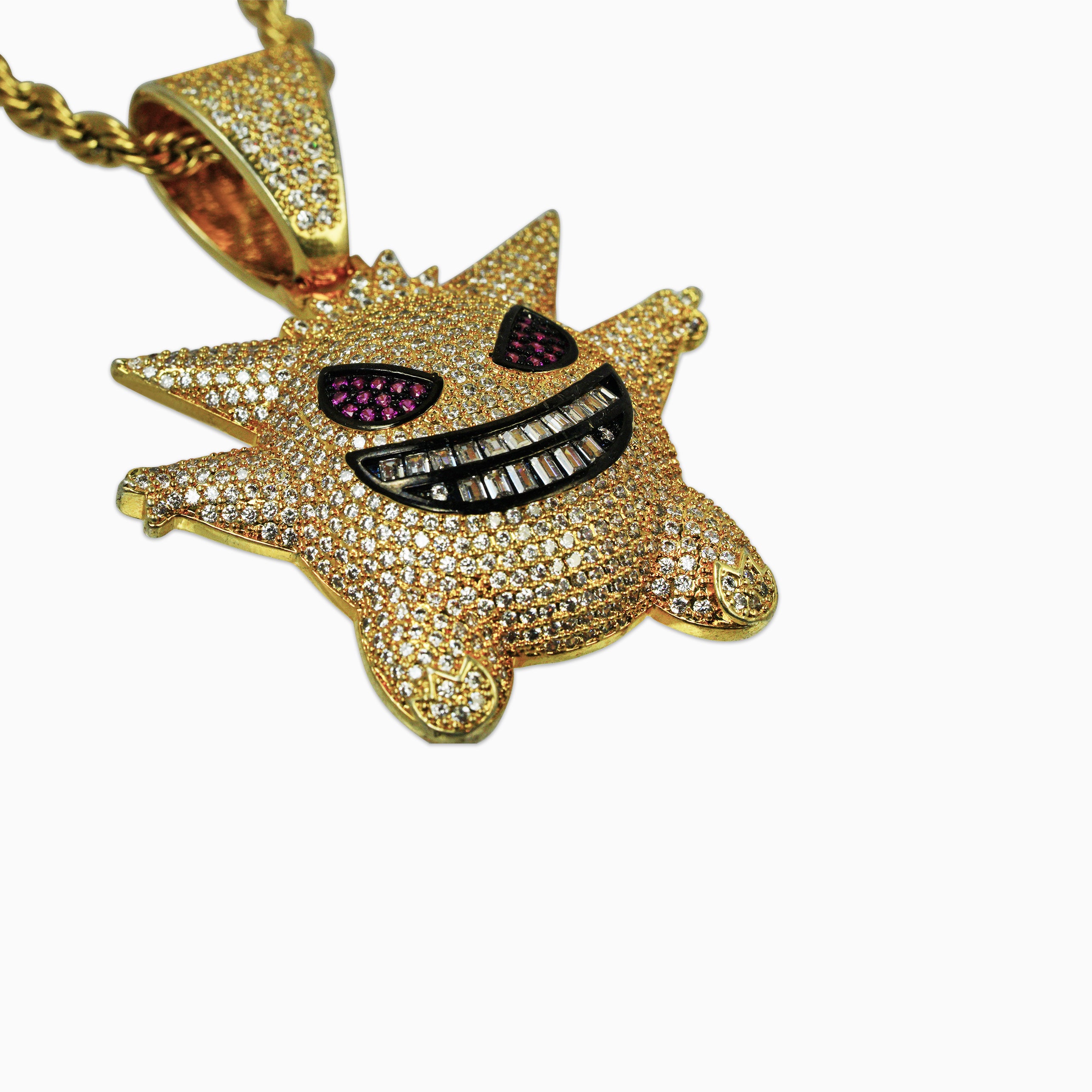 Gengar Pendant 18K Gold