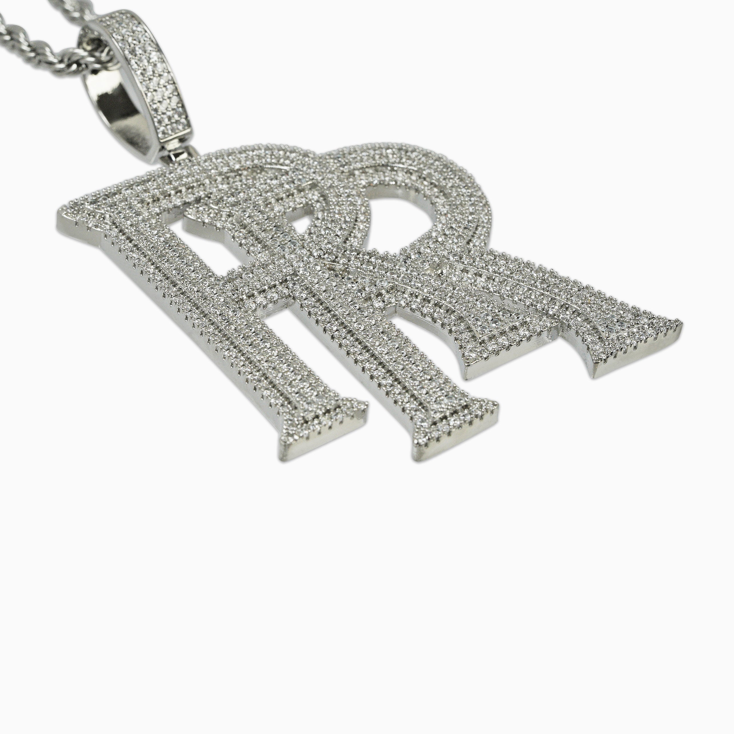Colgante Rr Oro Blanco